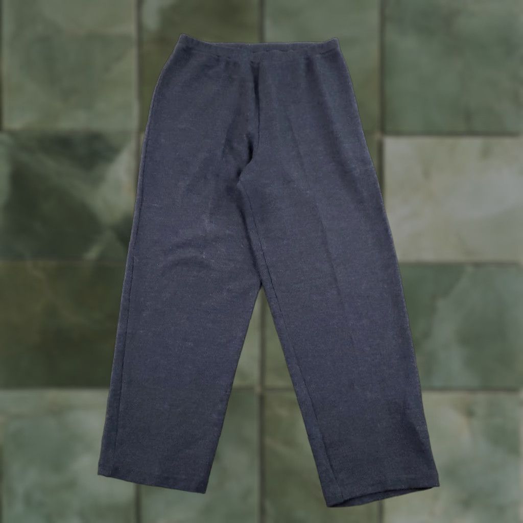 Eileen Fisher Eileen Fisher Pants Womens Medium Dark Gray Knit Pull On Straight Leg USA Size 32" / US 10 / IT 46 - 1 Thumbnail