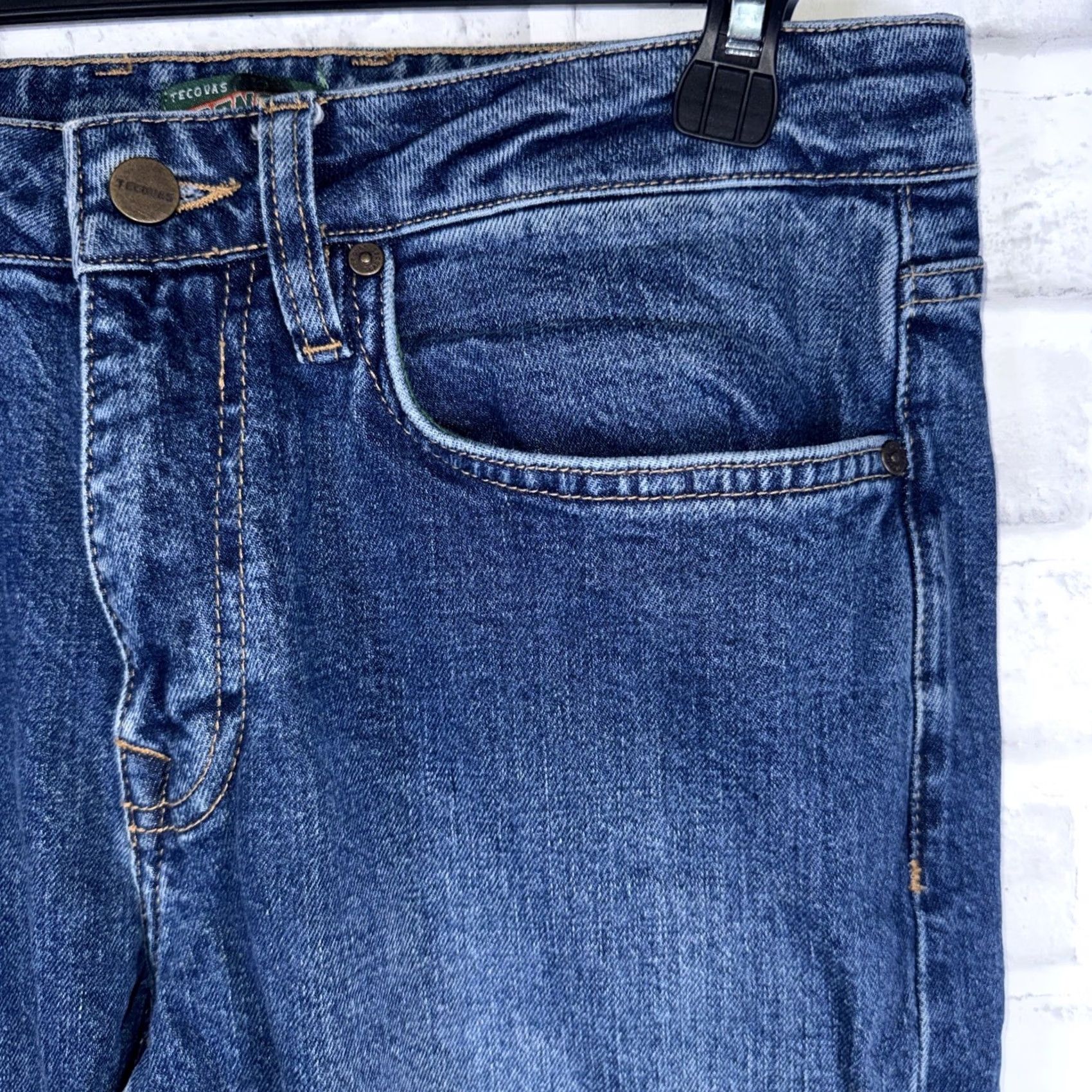 Tecovas Tecovas Ranchwear Straight Jeans Mens Size 30x34 Blue Size US 30 / EU 46 - 2 Thumbnail