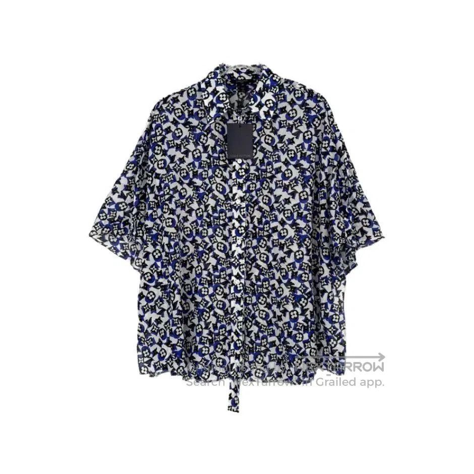 Louis Vuitton Louis Vuitton Blue Logo Cotton Shirt. Size US S / EU 44-46 / 1 - 1 Thumbnail