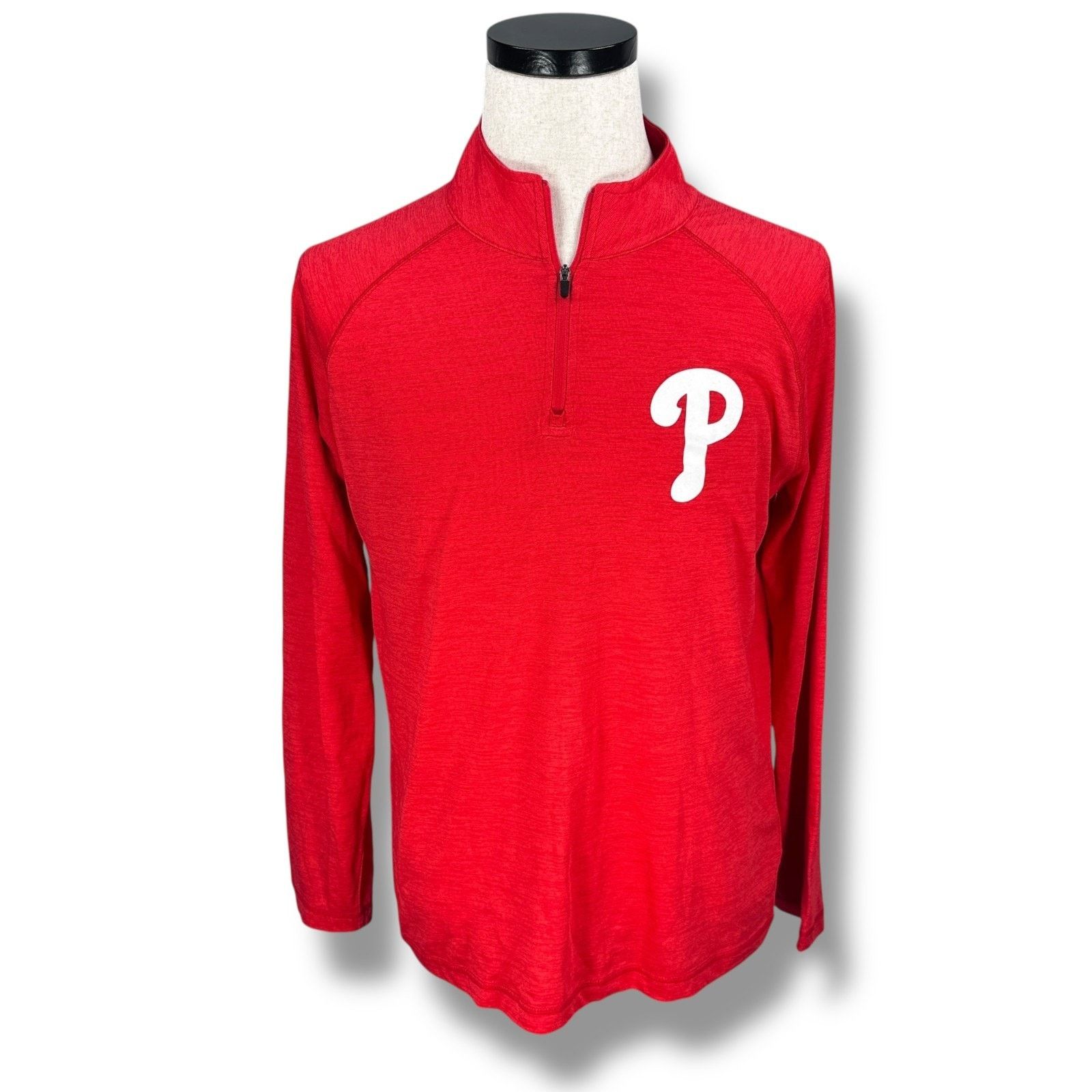 Majestic Majestic Philadelphia Phillies Baseball Jacket Men L Red Zip Size US L / EU 52-54 / 3 - 1 Thumbnail