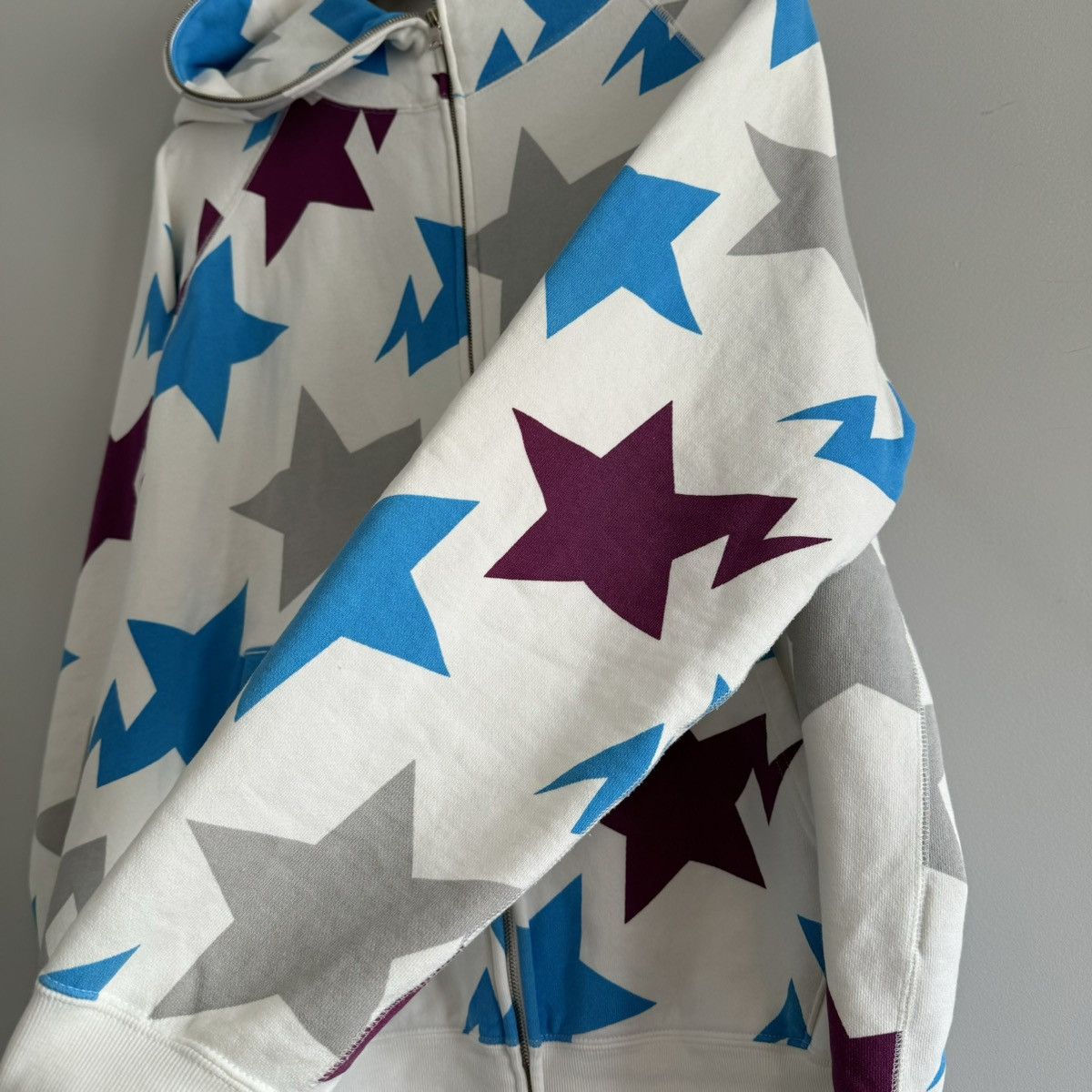 Bape × Nigo RARE Yokohama Sta Pattern Full Zip Hoodie Size US L / EU 52-54 / 3 - 9 Thumbnail
