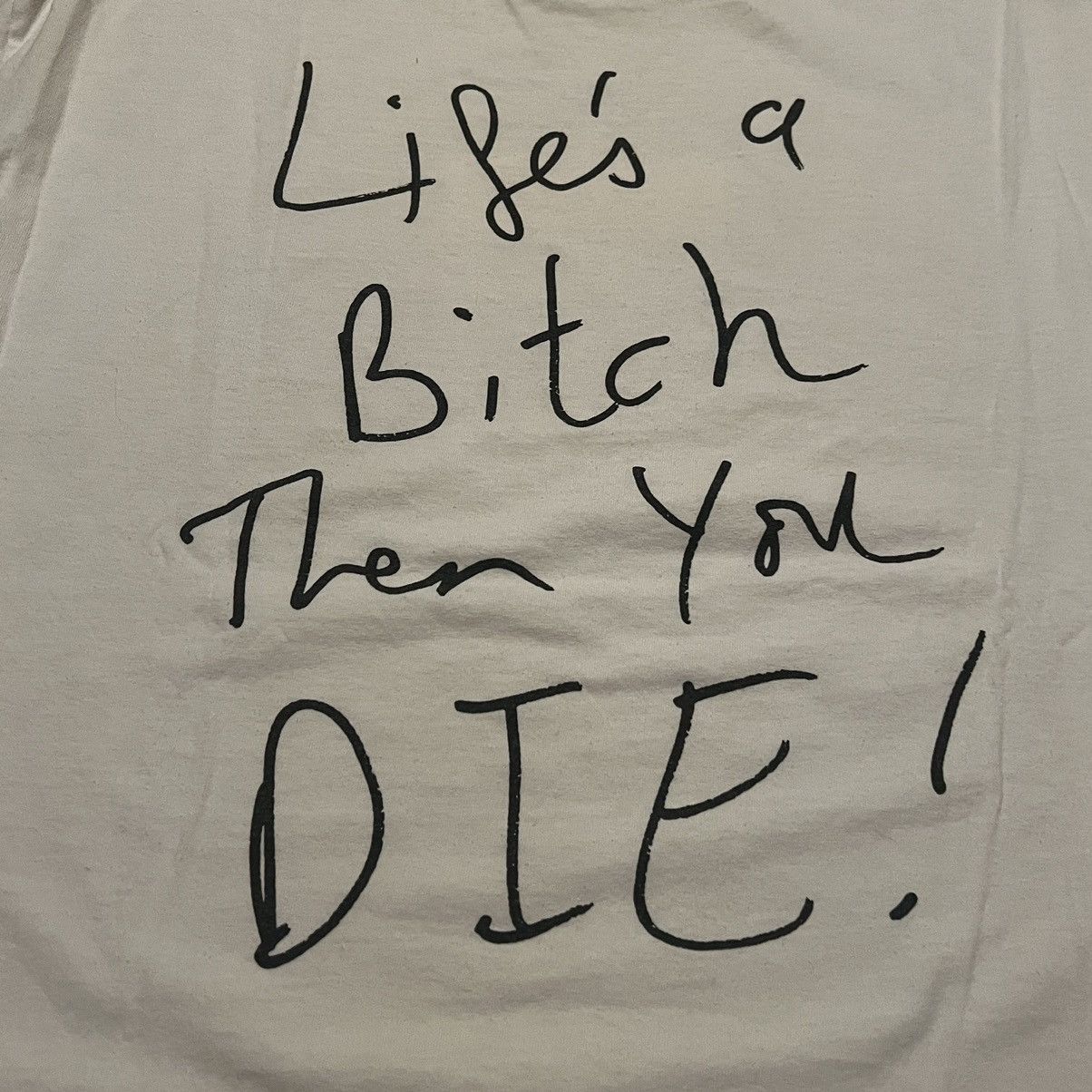 Damien Hirst × Supreme Supreme Damien Hirst Box Logo Tee life’s a bitch t shirt Size US XL / EU 56 / 4 - 21 Thumbnail