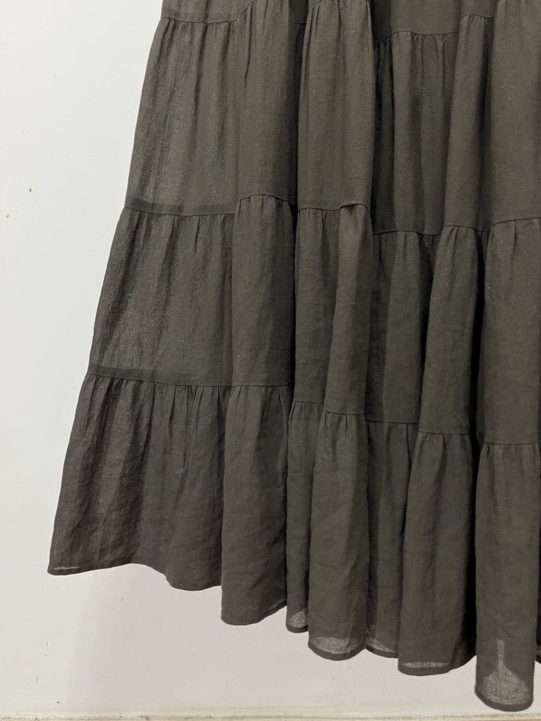 Y's Y's Smocked Cake Dress Size XS / US 0-2 / IT 36-38 - 4 Thumbnail