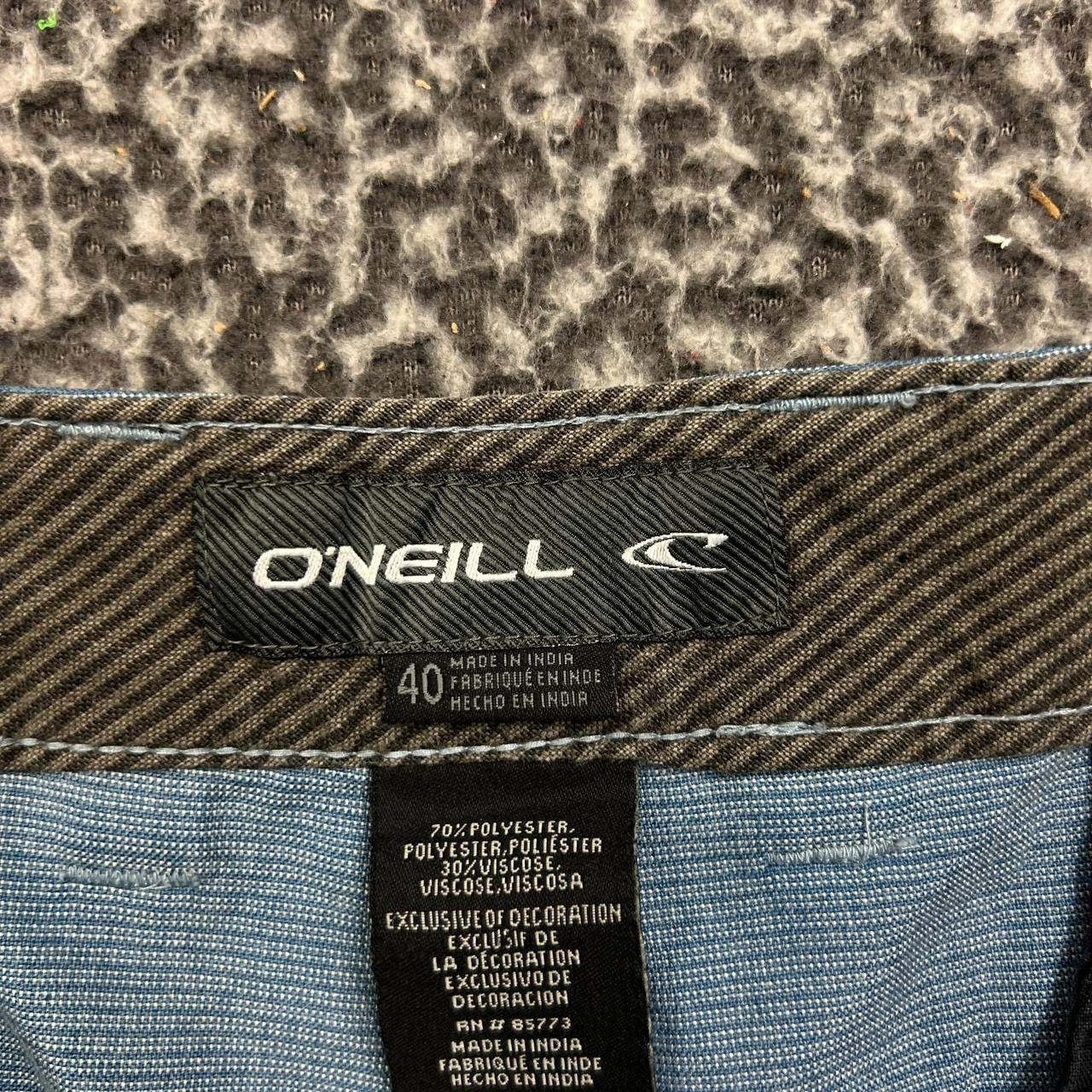 O'Neill ONeill Shorts Men 40 Striped Chino Pockets Flat Front Size US 40 / EU 56 - 4 Thumbnail