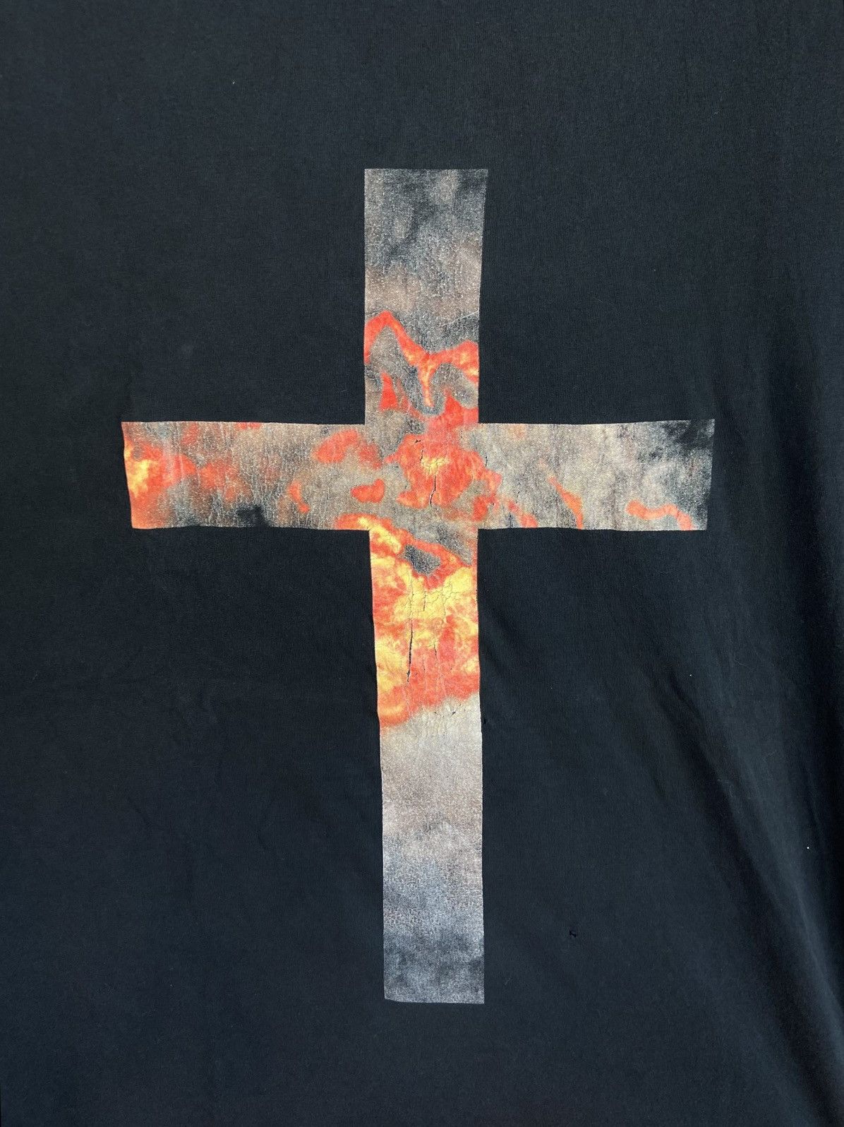 If Six Was Nine Cross FLAME ART Tshirt By 4Z4 Size US XL / EU 56 / 4 - 6 Thumbnail