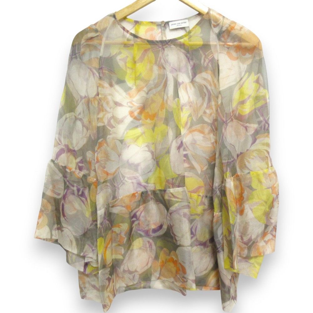 Other Dries Van Noten Flower Pattern Sheer Blouse Others Tops DUTY 