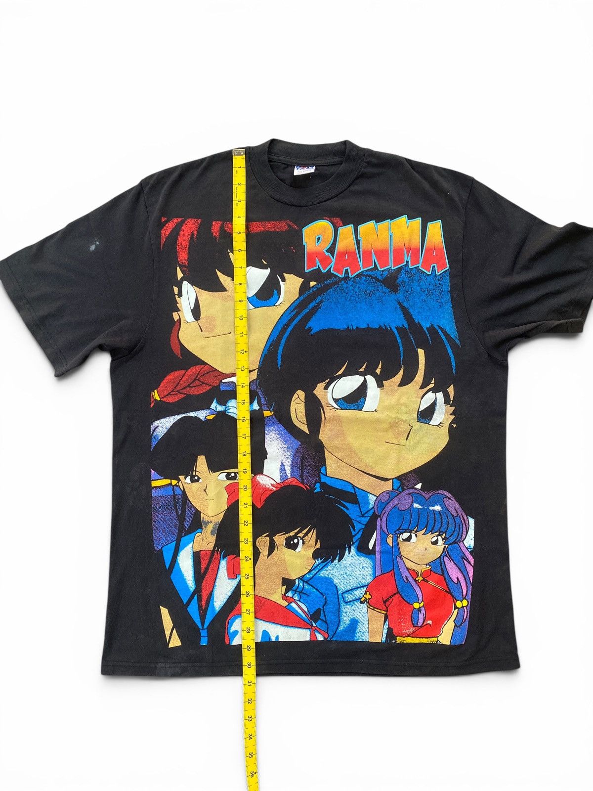 Japanese Brand Rare Mexican Style Ranma 1/2 Anime Double Sided Manga Shirt Size US XL / EU 56 / 4 - 10 Thumbnail
