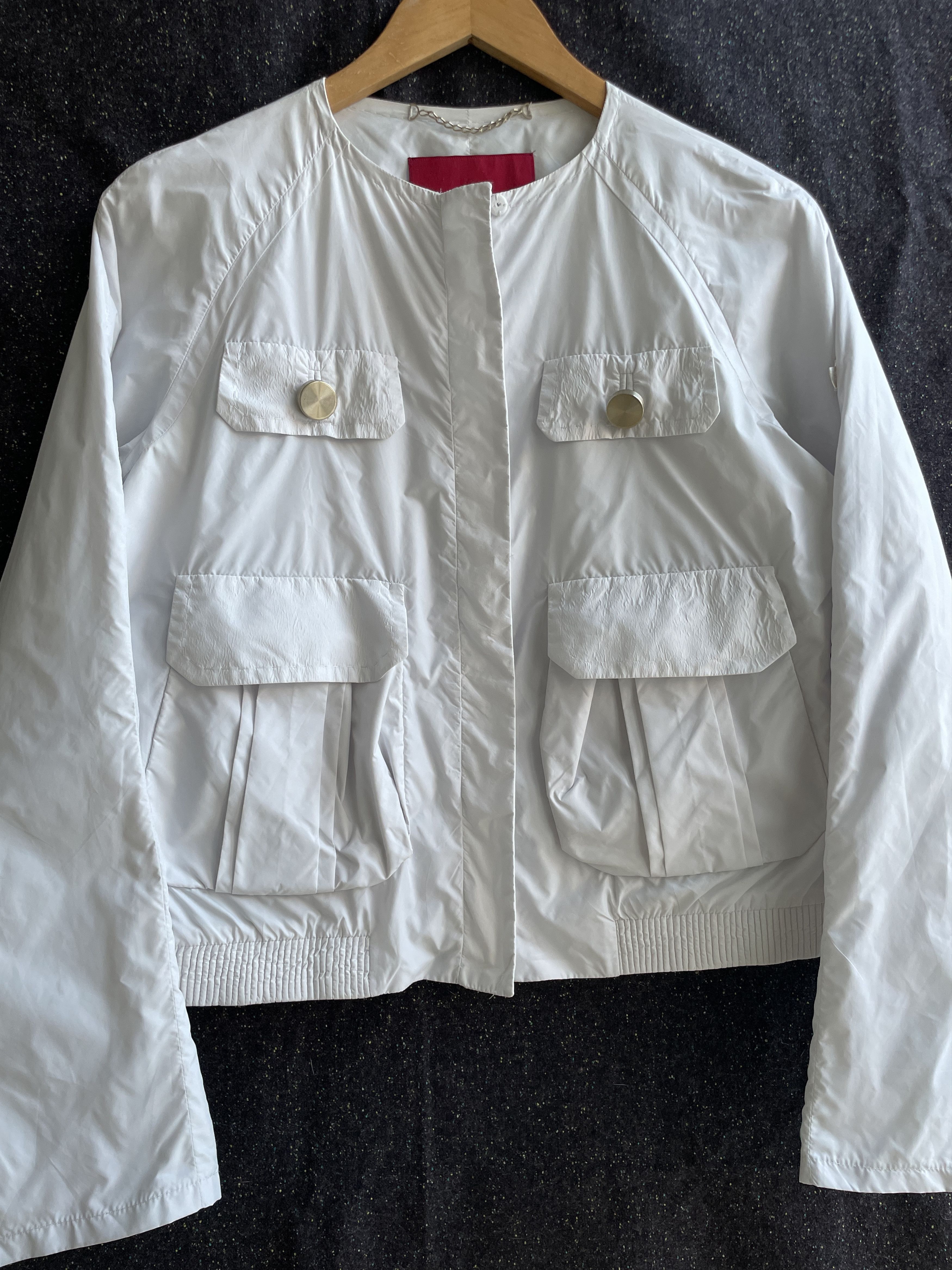 Moncler Moncler Gamme Rouge Womens Lightweight Cropped Jacket Size XS / US 0-2 / IT 36-38 - 4 Thumbnail
