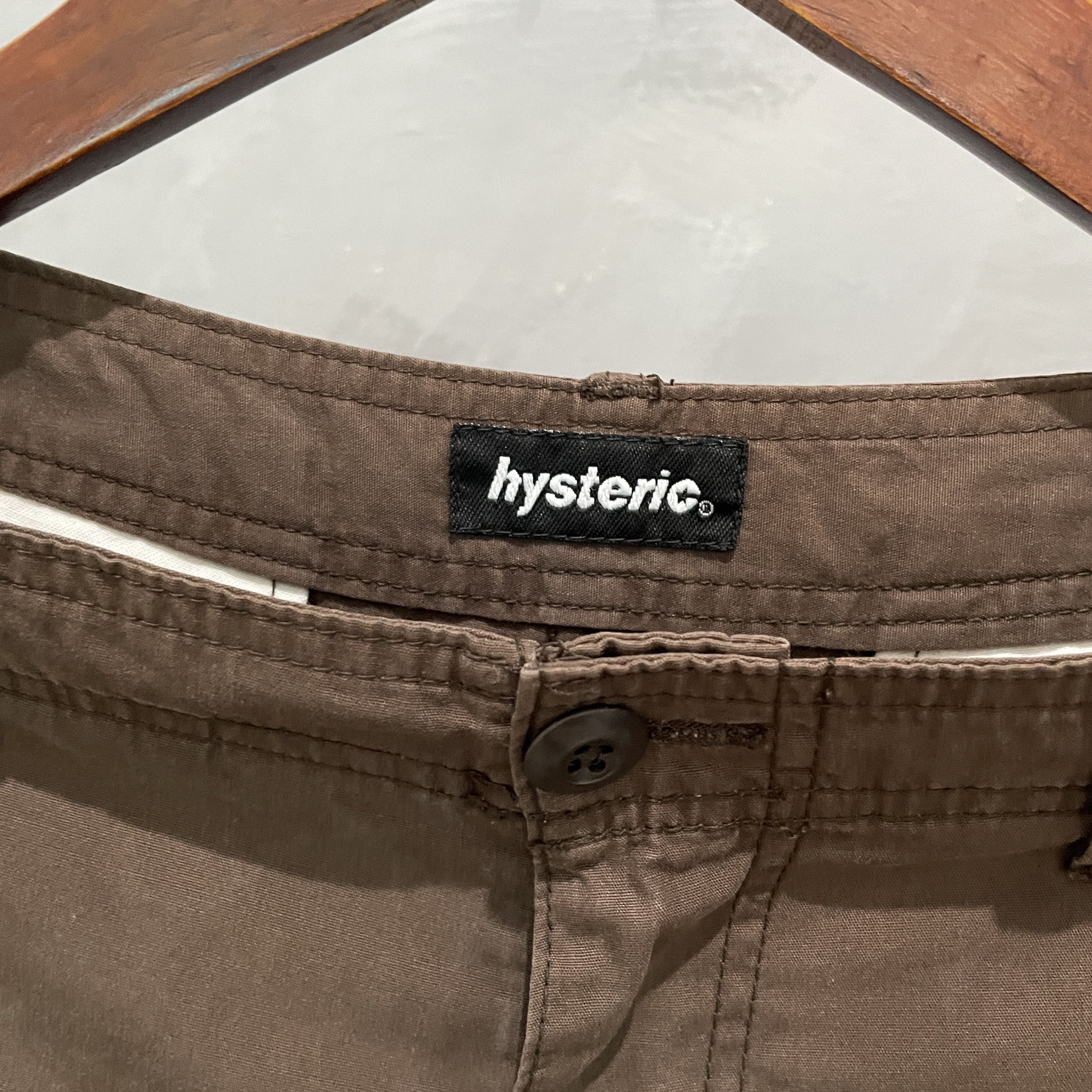 Hysteric Glamour Vintage Hysteric Glamour Brown Cargo Short Size US 31 - 3 Thumbnail