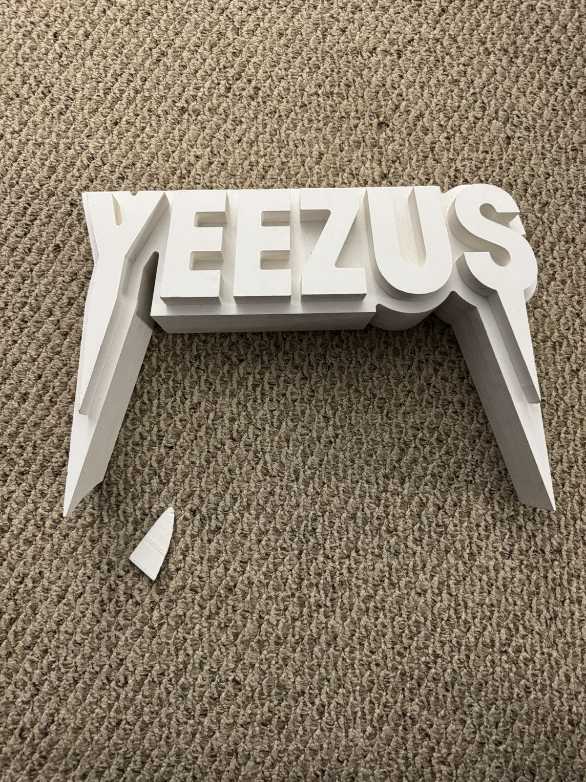 Kanye West Kanye West Yeezus 2013 Pacsun Wooden Display Size ONE SIZE - 6 Thumbnail