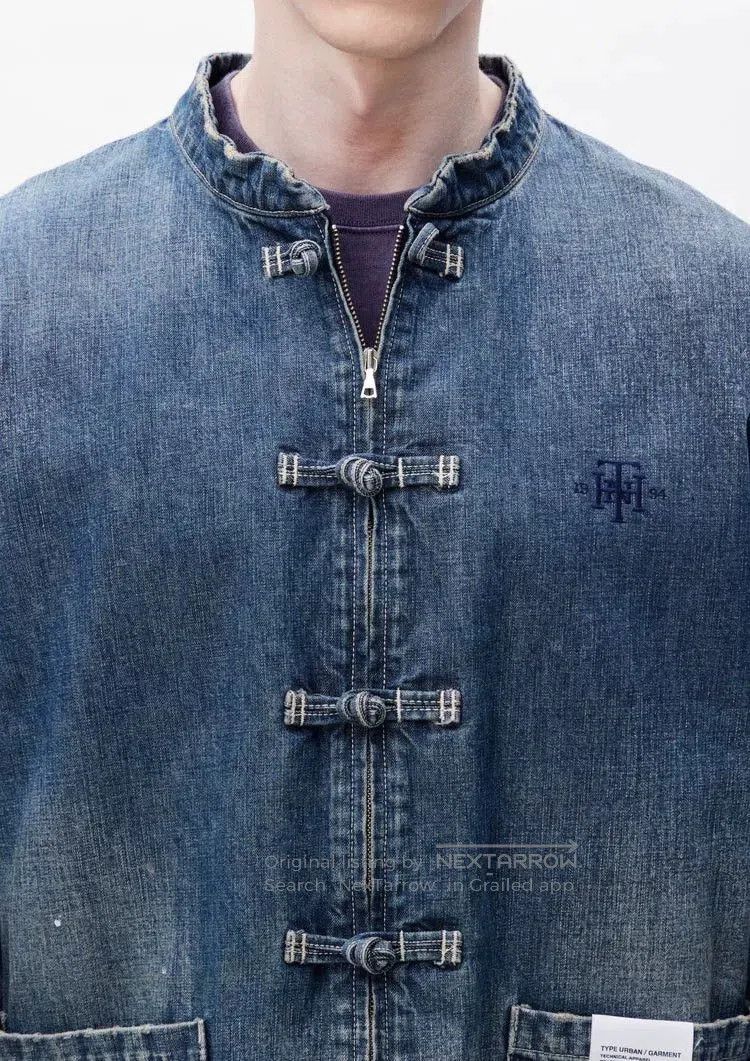 Neighborhood neighborhood washed denim jacket with pockets. Size US M / EU 48-50 / 2 - 5 Thumbnail