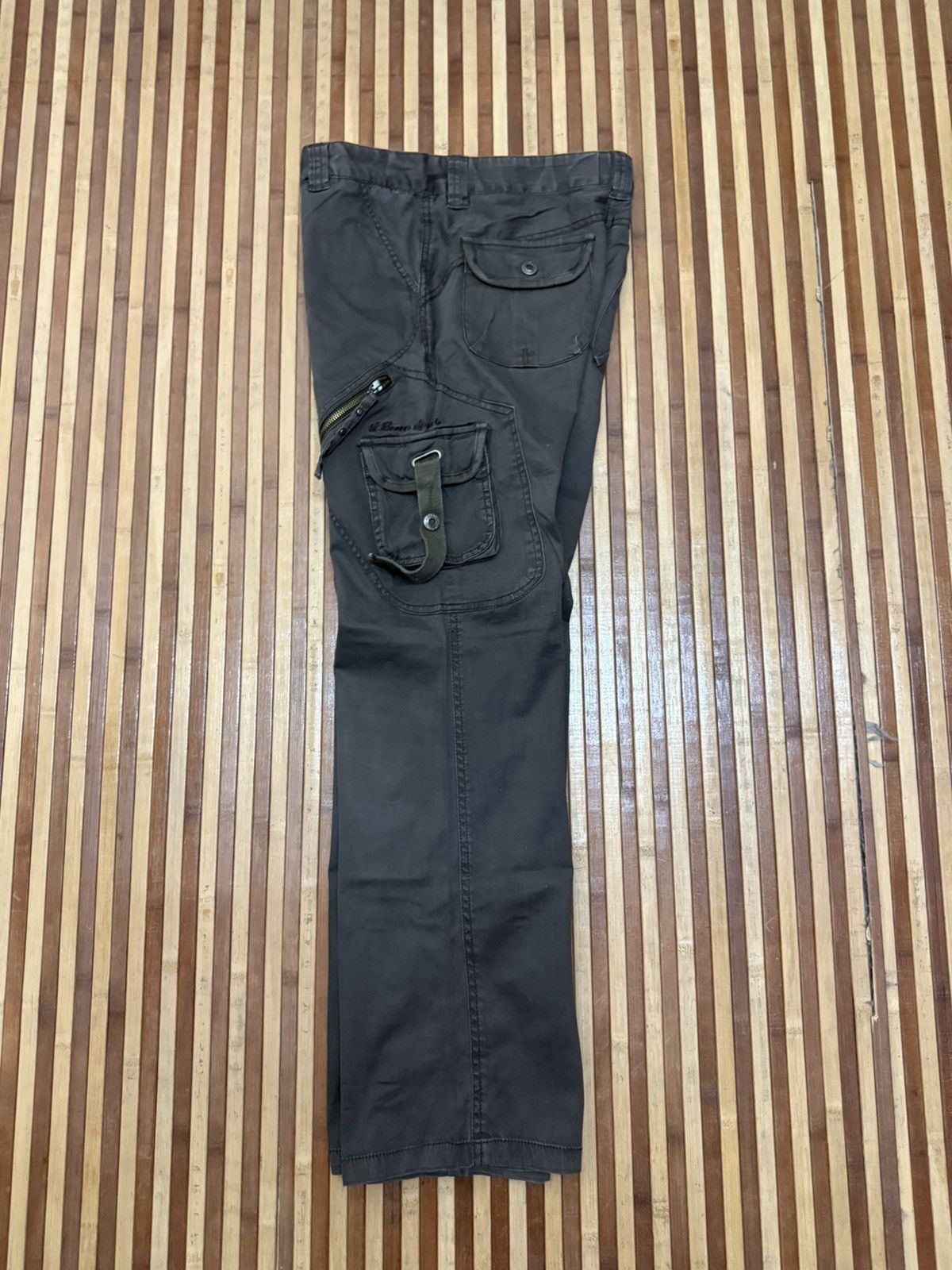 Lee Brennan Design Vintage L.BRENN Cargo Pants 8 Pockets / Streetwear W30X30 Size US 30 / EU 46 - 9 Thumbnail