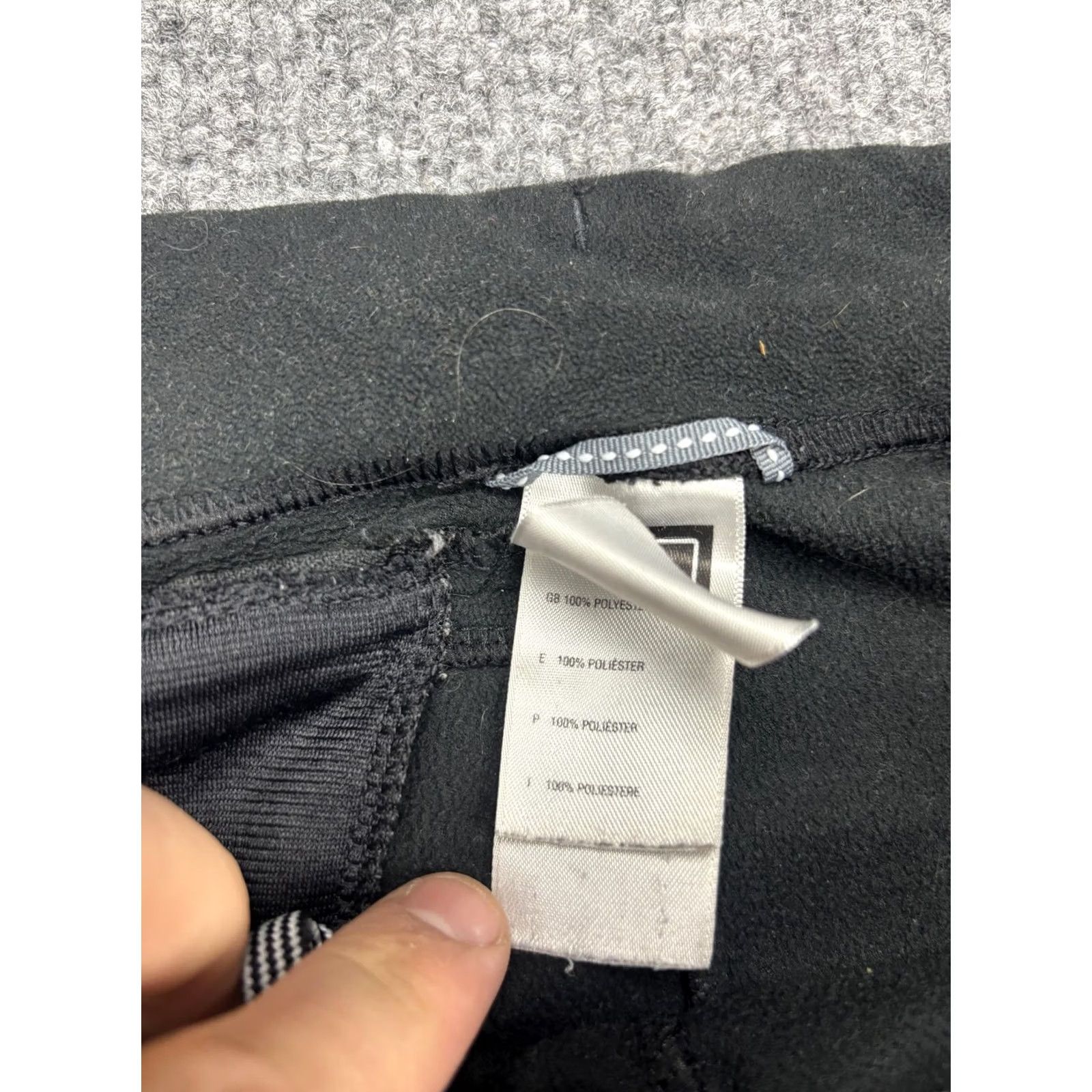 The North Face The North Face Sweatpants Womens M Black TKA 100 Fleece Elastic Waist Lounge Size 32" / US 10 / IT 46 - 3 Thumbnail