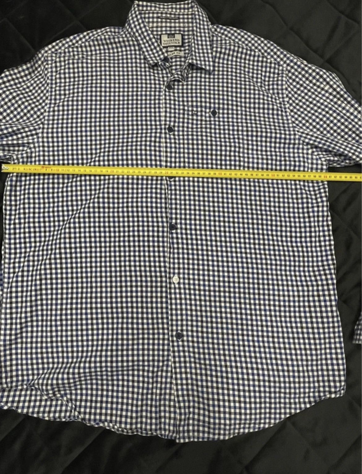 Weekend Offender Weekend Offender Men's Long Sleeve Shirt Check Cotton Size US XXL / EU 58 / 5 - 12 Thumbnail