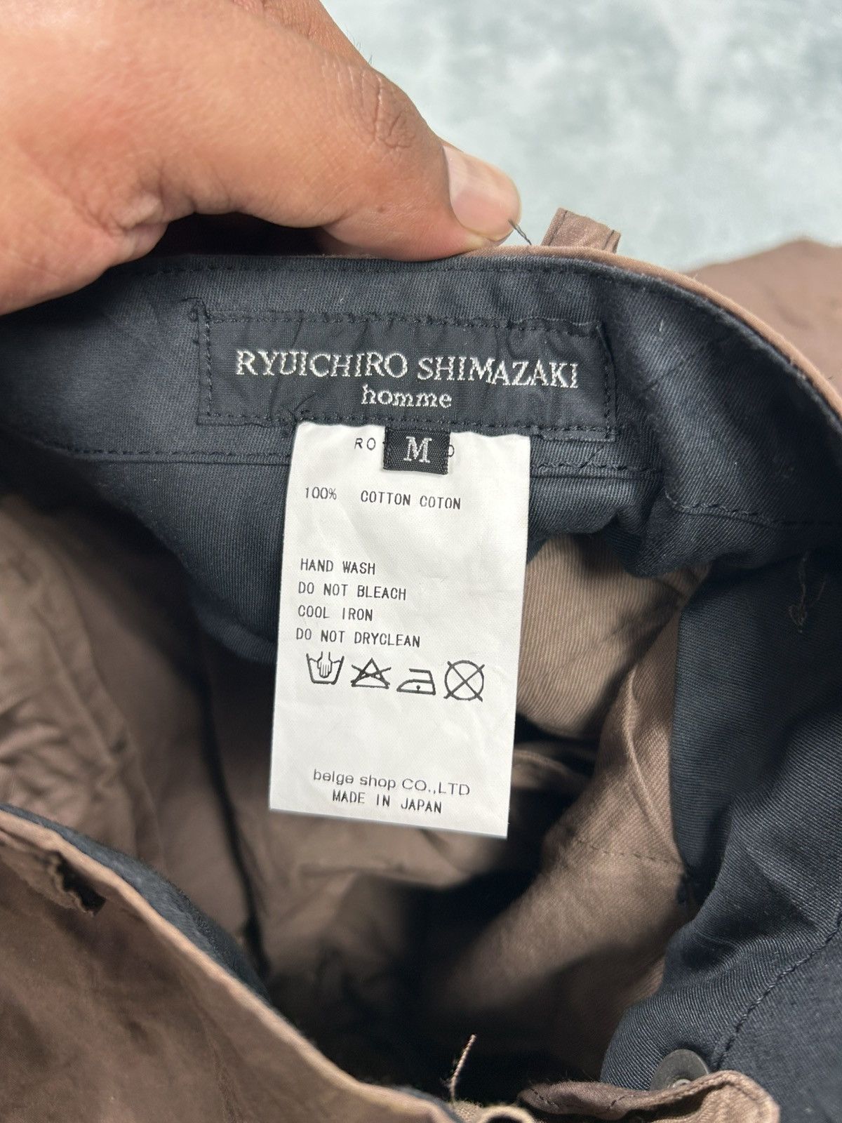 Ryuichiro Shimazaki Ryuichiro Shimazaki Cargo Pants Size US 26 / EU 42 - 8 Thumbnail