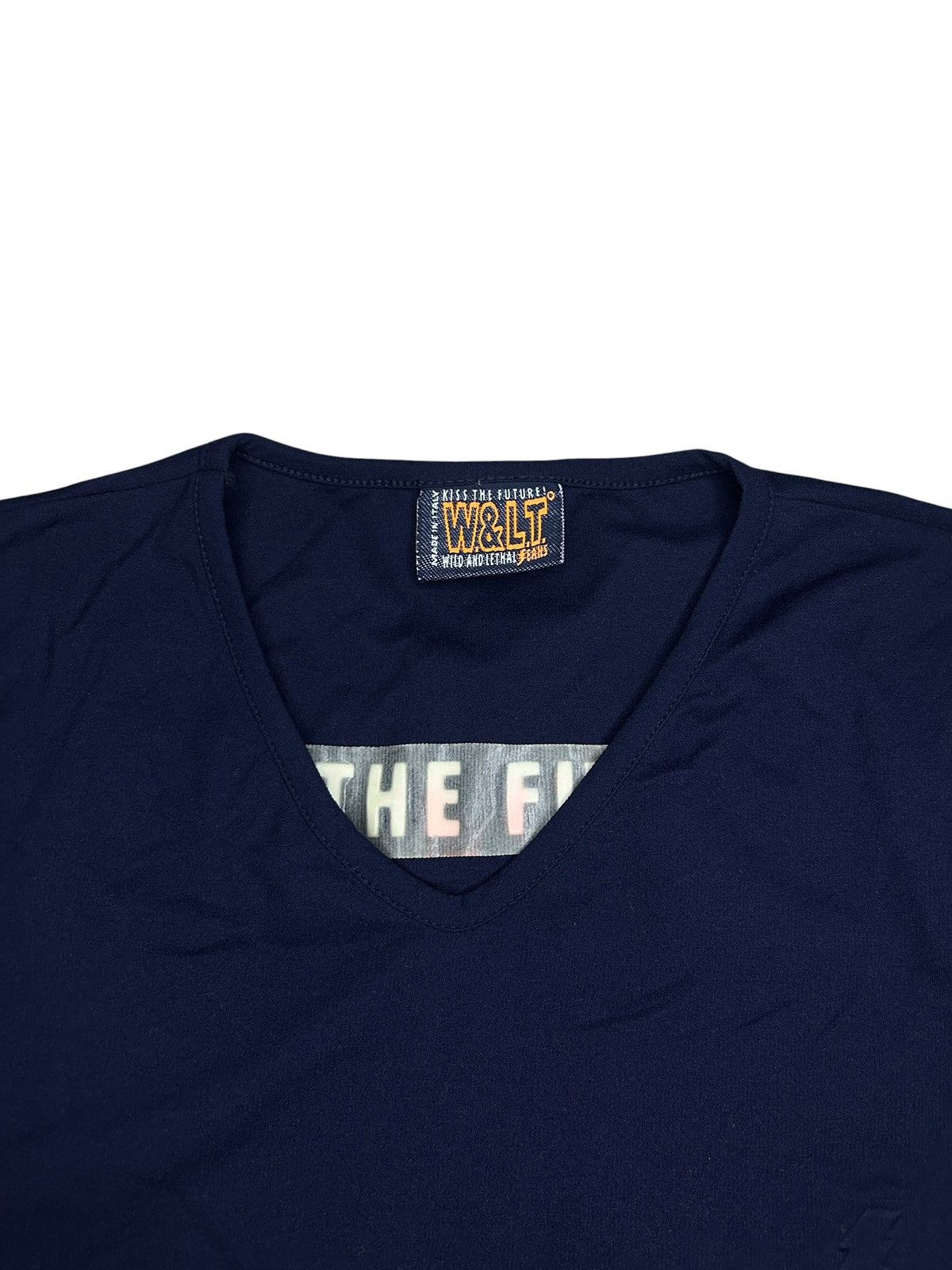 W&LT Kiss The Future Embossed Tshirt Size US L / EU 52-54 / 3 - 5 Thumbnail
