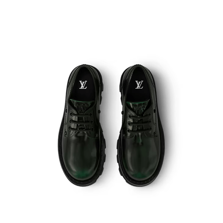 Louis Vuitton LV Checker Derbies Size US 8 / EU 41 - 3 Thumbnail