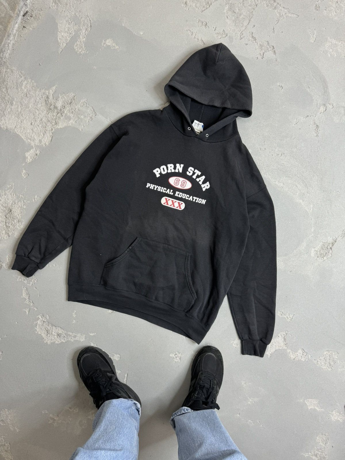 Hook-Ups × Tony Hawk × Vintage Porn Star Vintage Motel 69 Hoodie Size US L / EU 52-54 / 3 - 3 Thumbnail