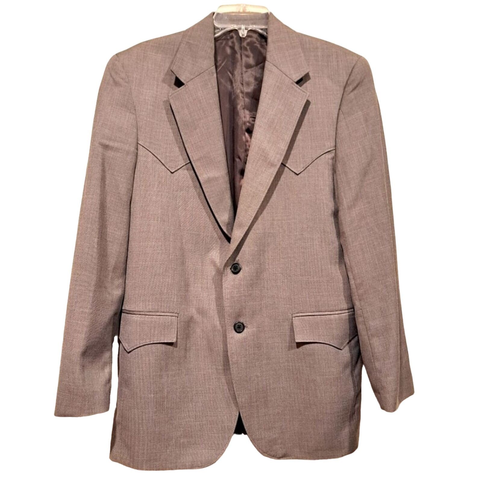 Other Circle S Dallas Made in USA men's sport coat Lubbock gray M Size 38R - 3 Thumbnail