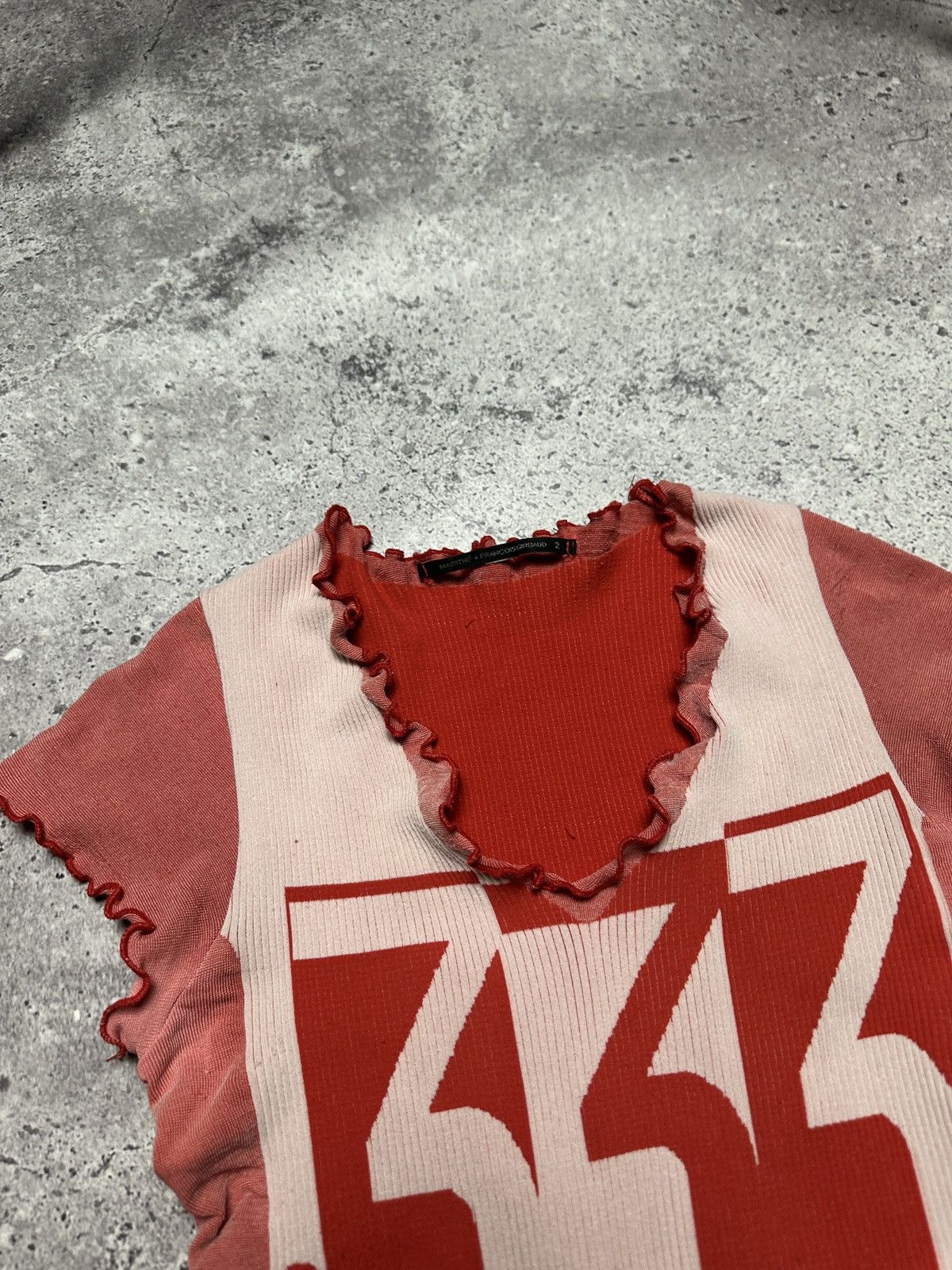 Marithe + Francois Girbaud Vintage Marithe Francois Girbaud Overprint Top Size S / US 4 / IT 40 - 9 Thumbnail