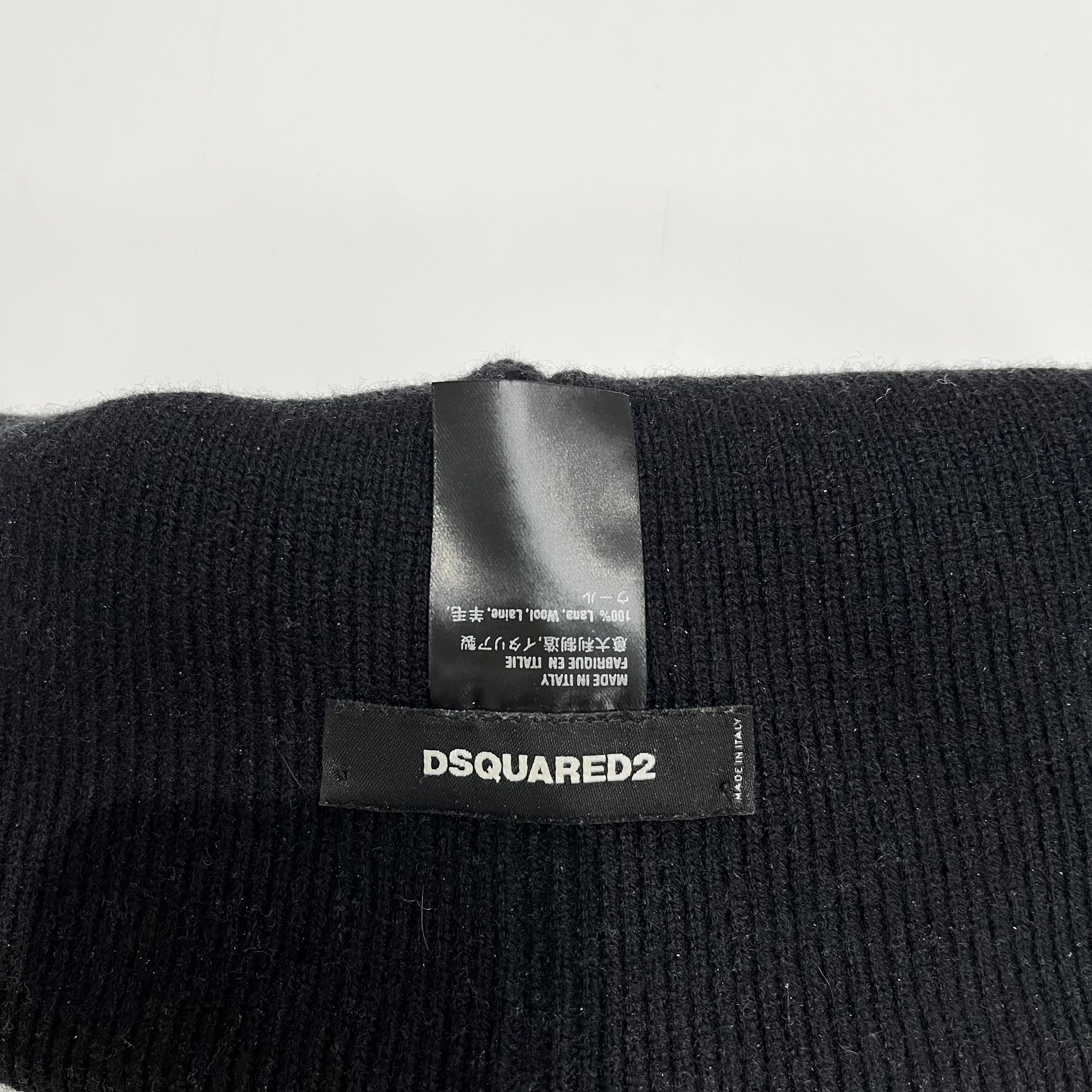 Dsquared2 Dsquared2 "ICON" Beanie Black Size ONE SIZE - 3 Thumbnail