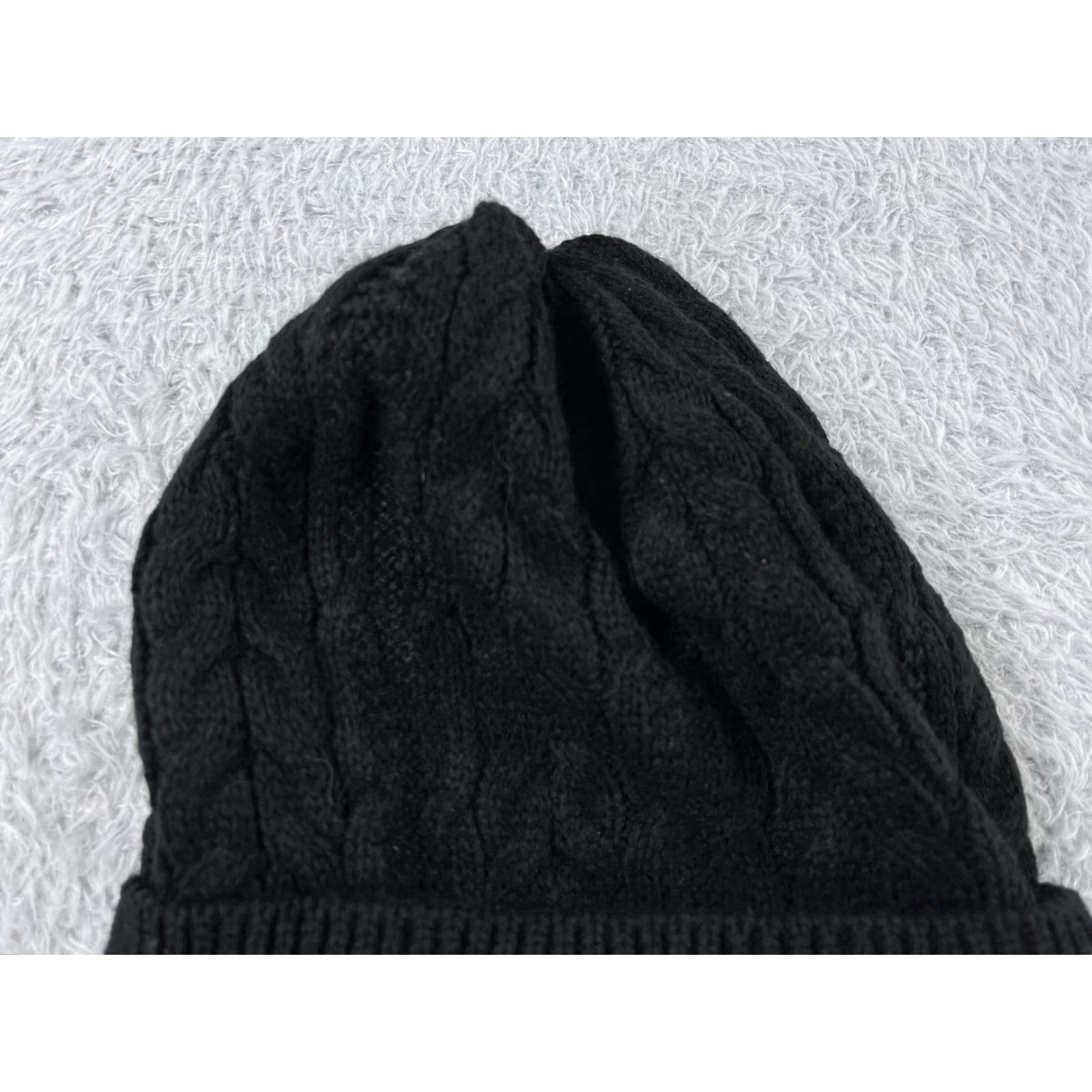 Vintage Goodfellow & Co Beanie Toque Womens One Size Black Acrylic Polyester Lined Ski Size ONE SIZE - 2 Thumbnail