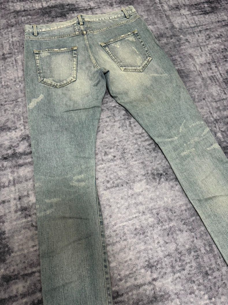 Yves Saint Laurent Saint Laruent14SS Blue Jeans with Cat's Claw Wrecking jeans Size US 32 / EU 48 - 4 Thumbnail