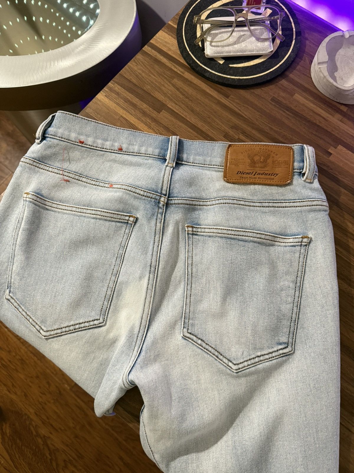 Diesel Diesel Light Wash Flare Denim Size US 29 - 5 Thumbnail