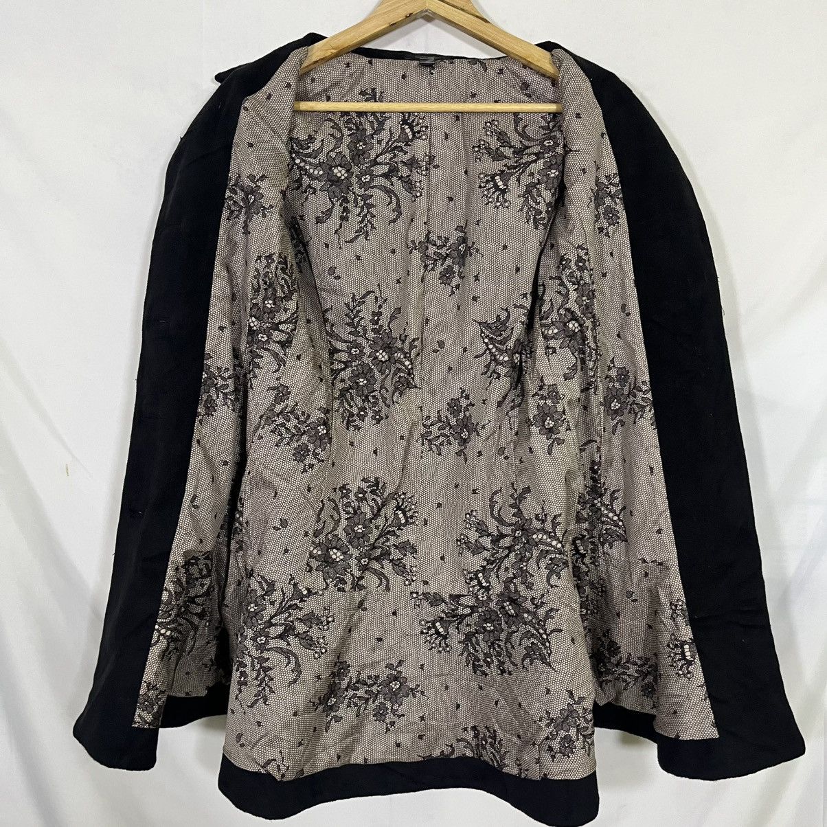 If Six Was Nine 2000s DURAS AMBIENT GOTHIC PUNK WOOL JACKET Size XS / US 0-2 / IT 36-38 - 5 Thumbnail