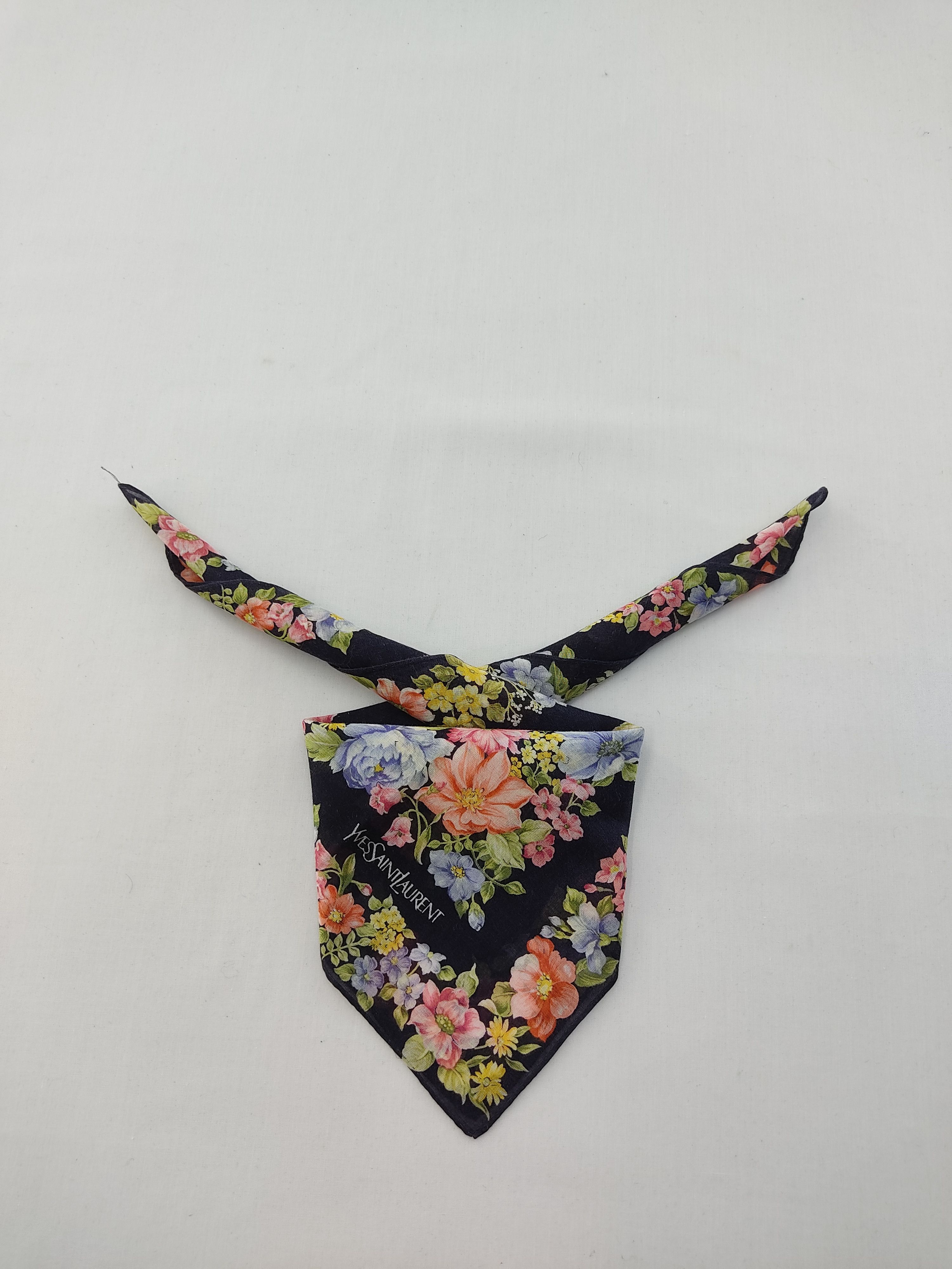 Vintage × Yves Saint Laurent Vintage Yves Saint Laurent Handkerchief / Neckwear / Bandana Size ONE SIZE - 1 Thumbnail
