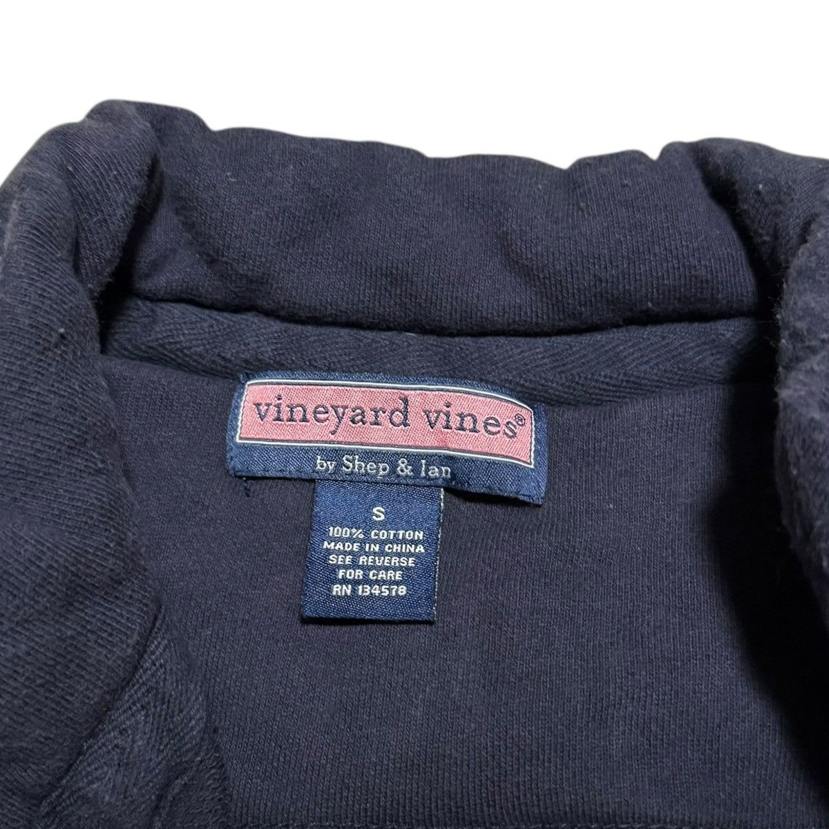 Vineyard Vines Vineyard Vines 1/4 Zip Logo Preppy Sweatshirt Men's Small Size US S / EU 44-46 / 1 - 5 Thumbnail