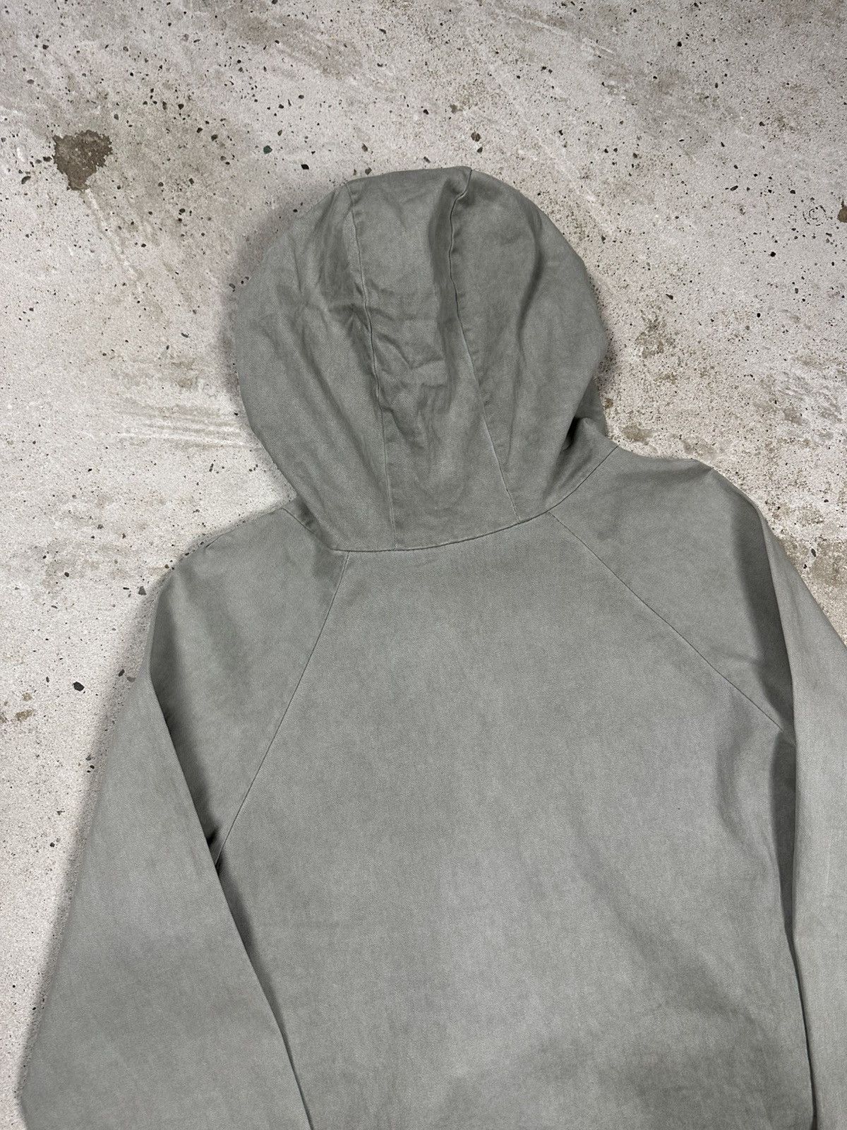 Other Vintage Y2K Grey/Khaki Faded Hooded Full Zip Jacket Archive Size US M / EU 48-50 / 2 - 13 Thumbnail