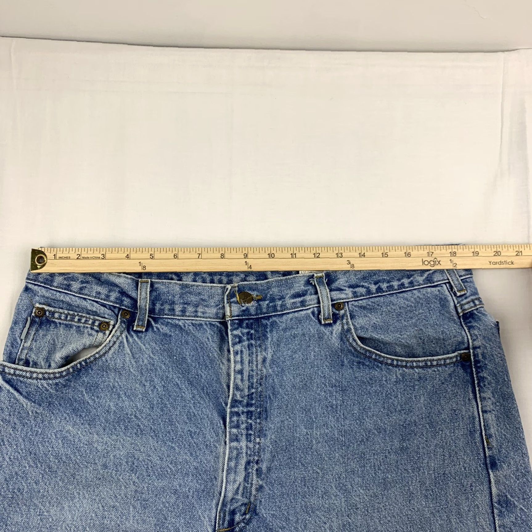 Carhartt VINTAGE Carhartt Jeans Men 40 Blue Denim Pants 90s Straight USA Made Size US 40 / EU 56 - 4 Thumbnail