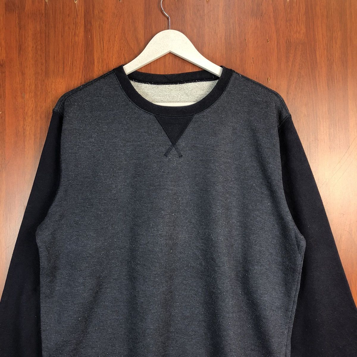 Uniqlo × Vintage Uniqlo Dark Blue Sweatshirt #7556 Size US M / EU 48-50 / 2 - 2 Thumbnail