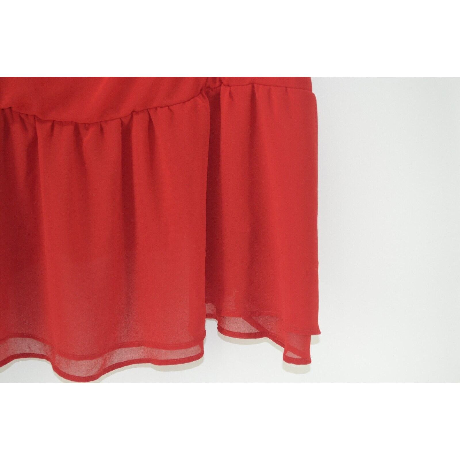 Other Torrid Women's Red Valentines Spaghetti Strap Tiered Ruffled Size 4XL / US 24-26 - 7 Thumbnail