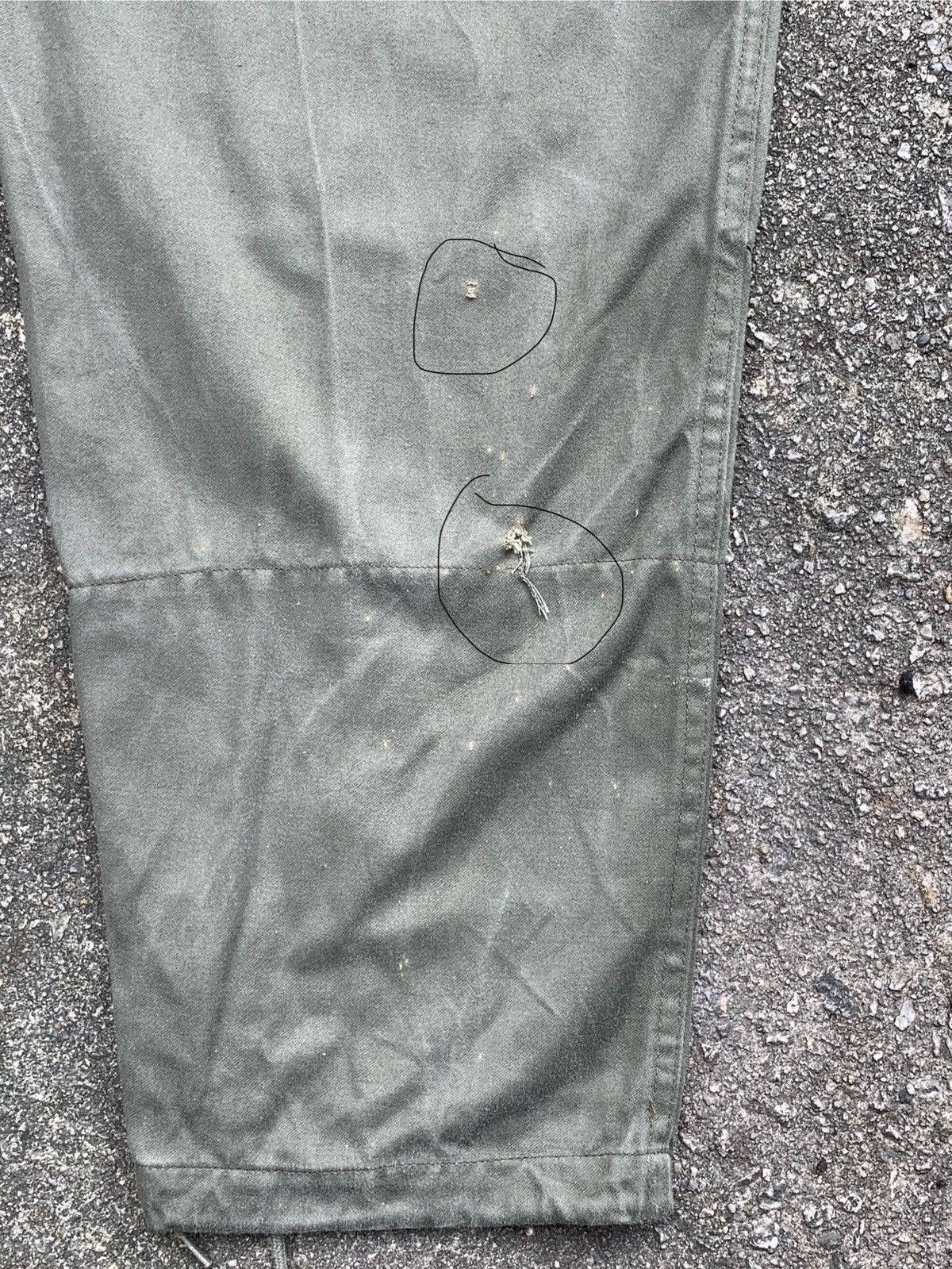 Vintage Rare.. Vintage Distressed French Army Cargo Pants Size US 38 / EU 54 - 18 Thumbnail
