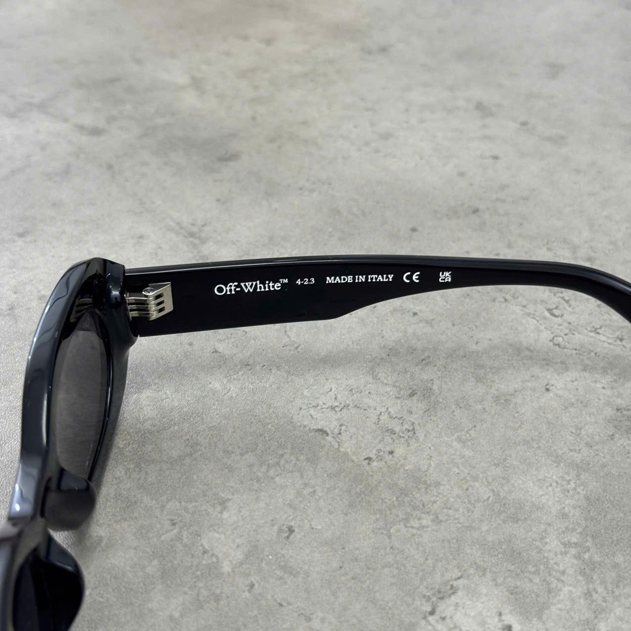 Off-White OFF WHITE Amalfi Oval-Frame Sunglasses BLACK Size ONE SIZE - 6 Thumbnail