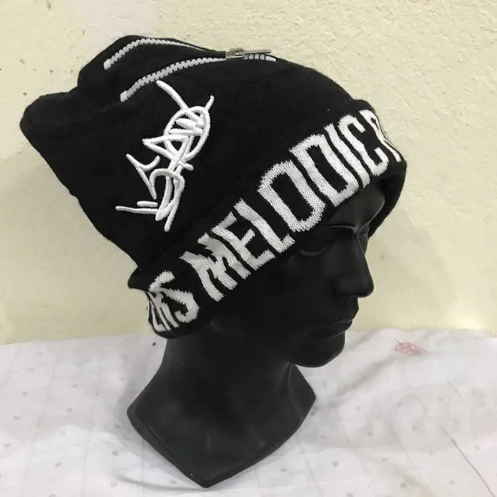 Seditionaries Melodic Rockers Spellout Rare Design Beanie Hat Size ONE SIZE - 4 Thumbnail