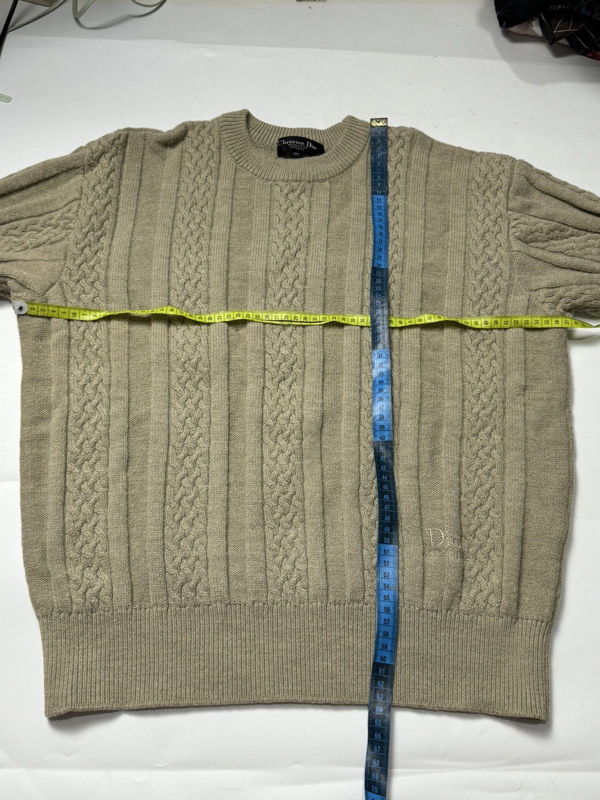 Christian Dior Monsieur Christian Dior Cable Sweater Size US M / EU 48-50 / 2 - 8 Thumbnail