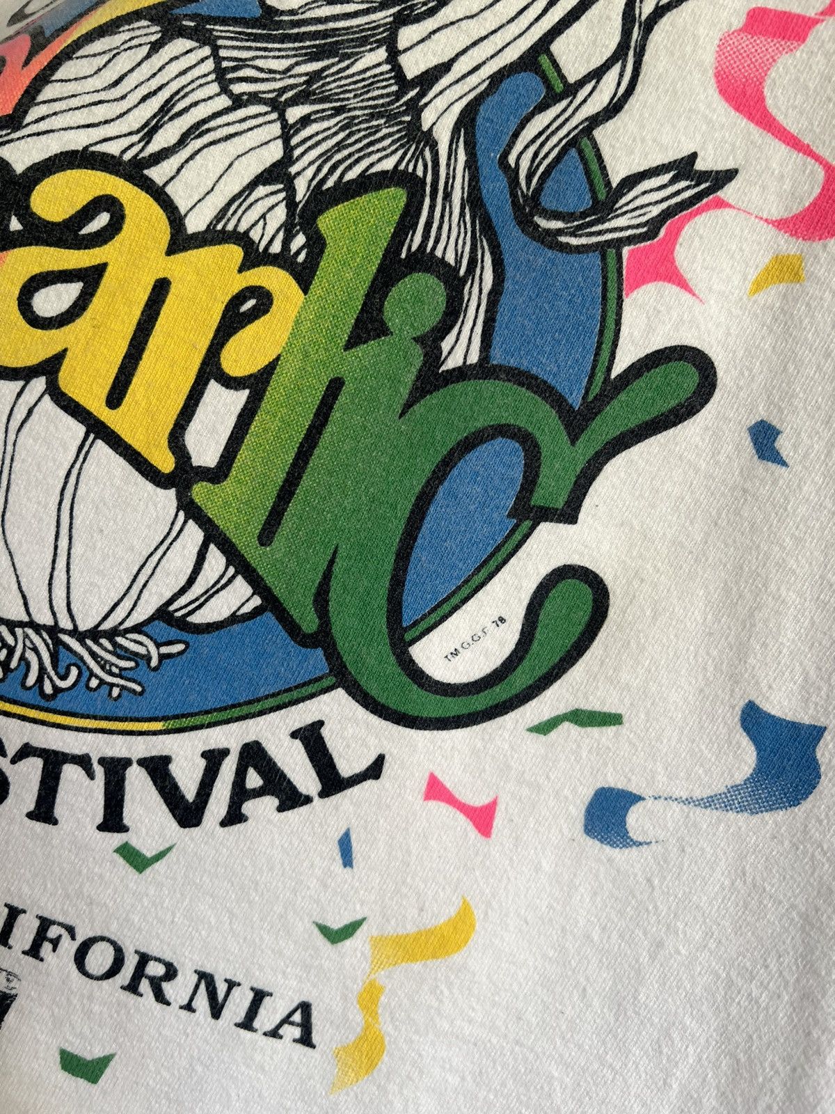 Fruit Of The Loom 1996 Gilroy Garlic Festival Single Stitch Tee Size US XL / EU 56 / 4 - 3 Thumbnail