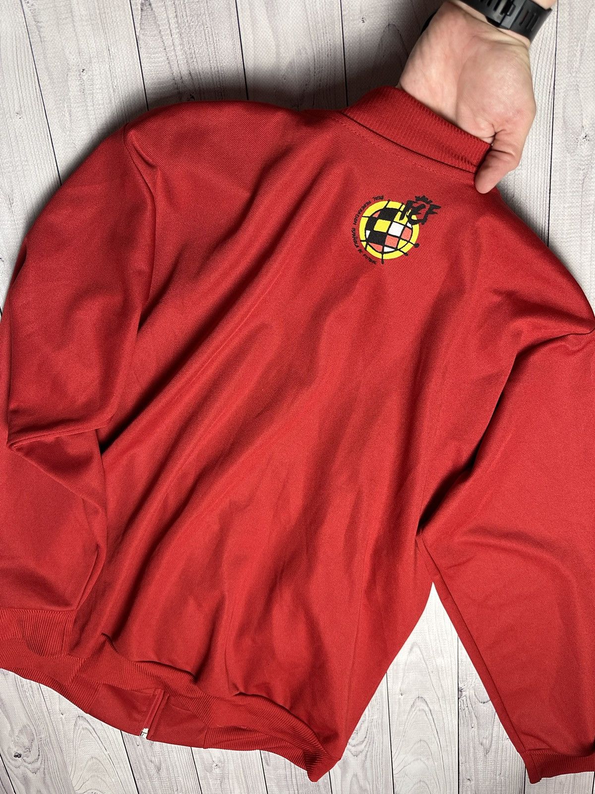 Vintage Vintage Spain soccer track jacket size L logo Size US L / EU 52-54 / 3 - 4 Thumbnail
