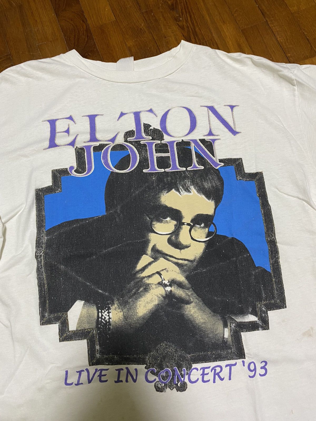 Vintage '93 Elton John Live in Concert USA Sold Out Tee