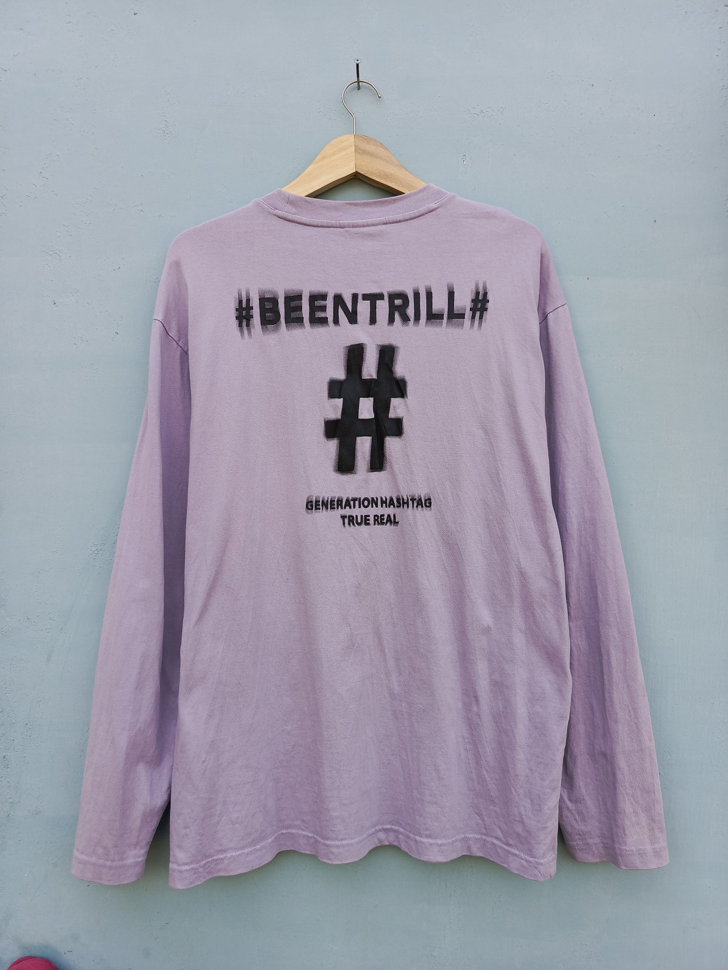 Other BEENTRILL Generation Hashtag L/S Tee – Lavender, #BEENTRILL# Size US L / EU 52-54 / 3 - 7 Thumbnail