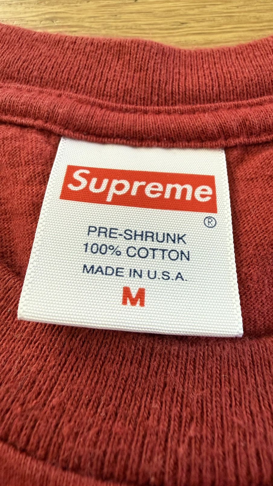 Supreme Supreme Friends Tee Maroon 2017 Medium Size US M / EU 48-50 / 2 - 5 Thumbnail