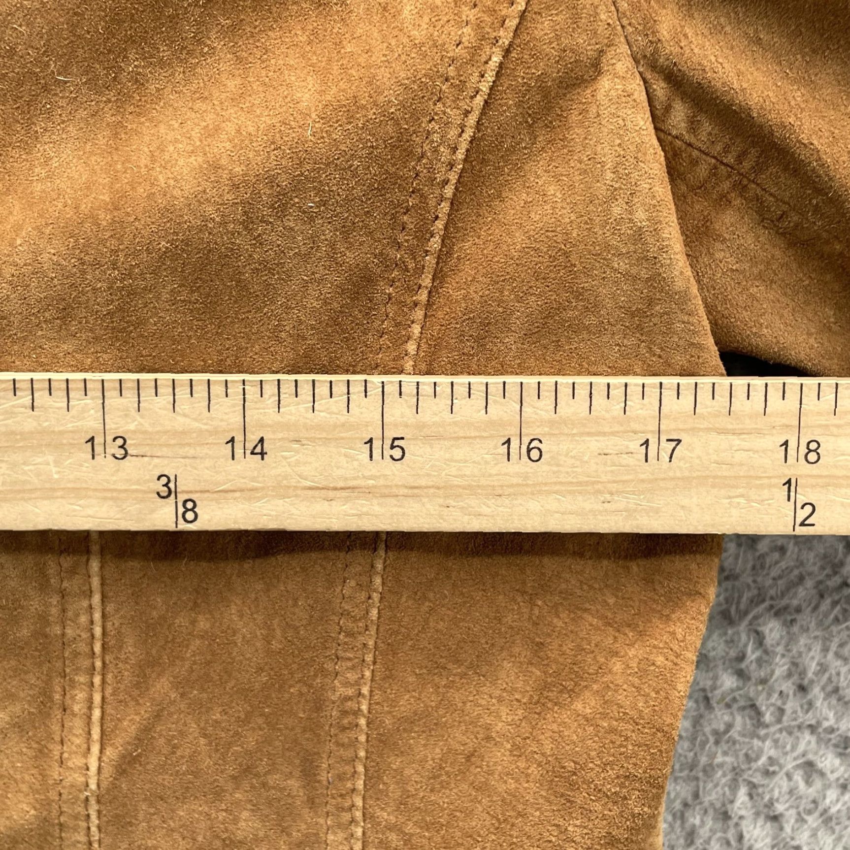 Vintage Bernardo Suede Leather Jacket Women Medium Blazer Western Academia Fall 70s Corp Size M / US 6-8 / IT 42-44 - 4 Thumbnail