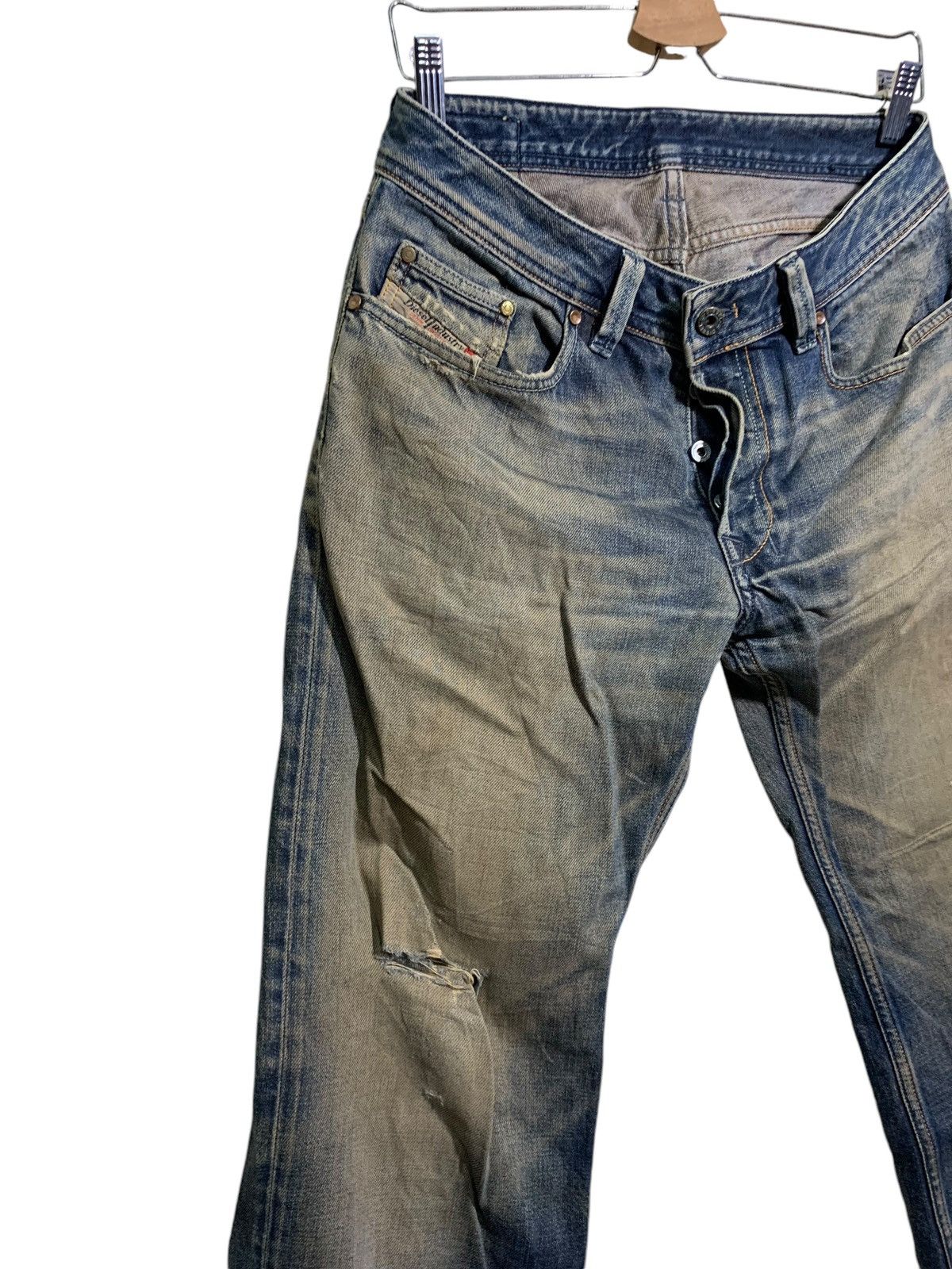 Diesel 🔥DIESEL DISTRESSED DENIM W32 Size US 32 / EU 48 - 3 Thumbnail