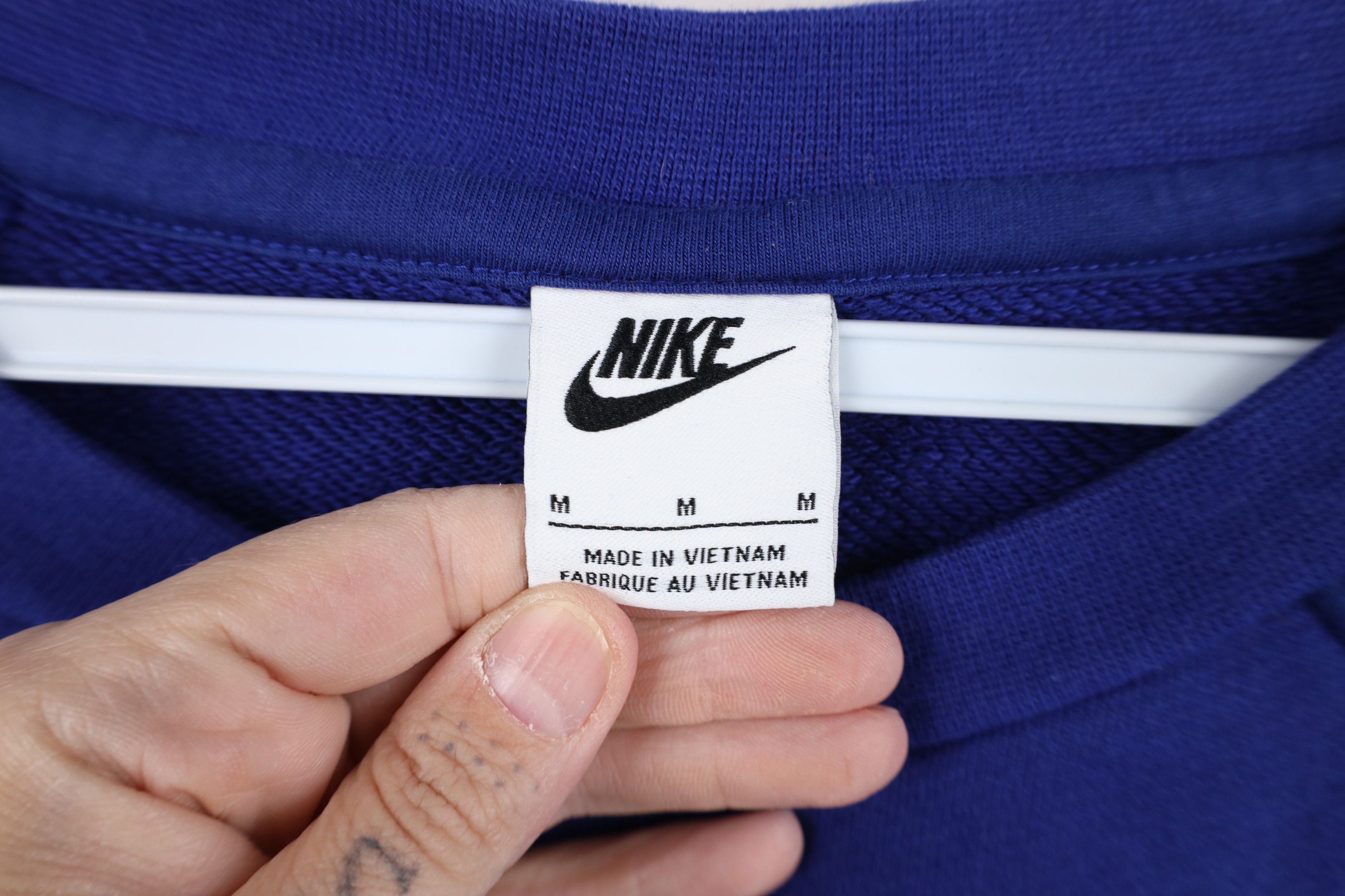Nike Vintage Y2K Nike Air Big Swoosh French Terry Sweatshirt Size M / US 6-8 / IT 42-44 - 7 Thumbnail