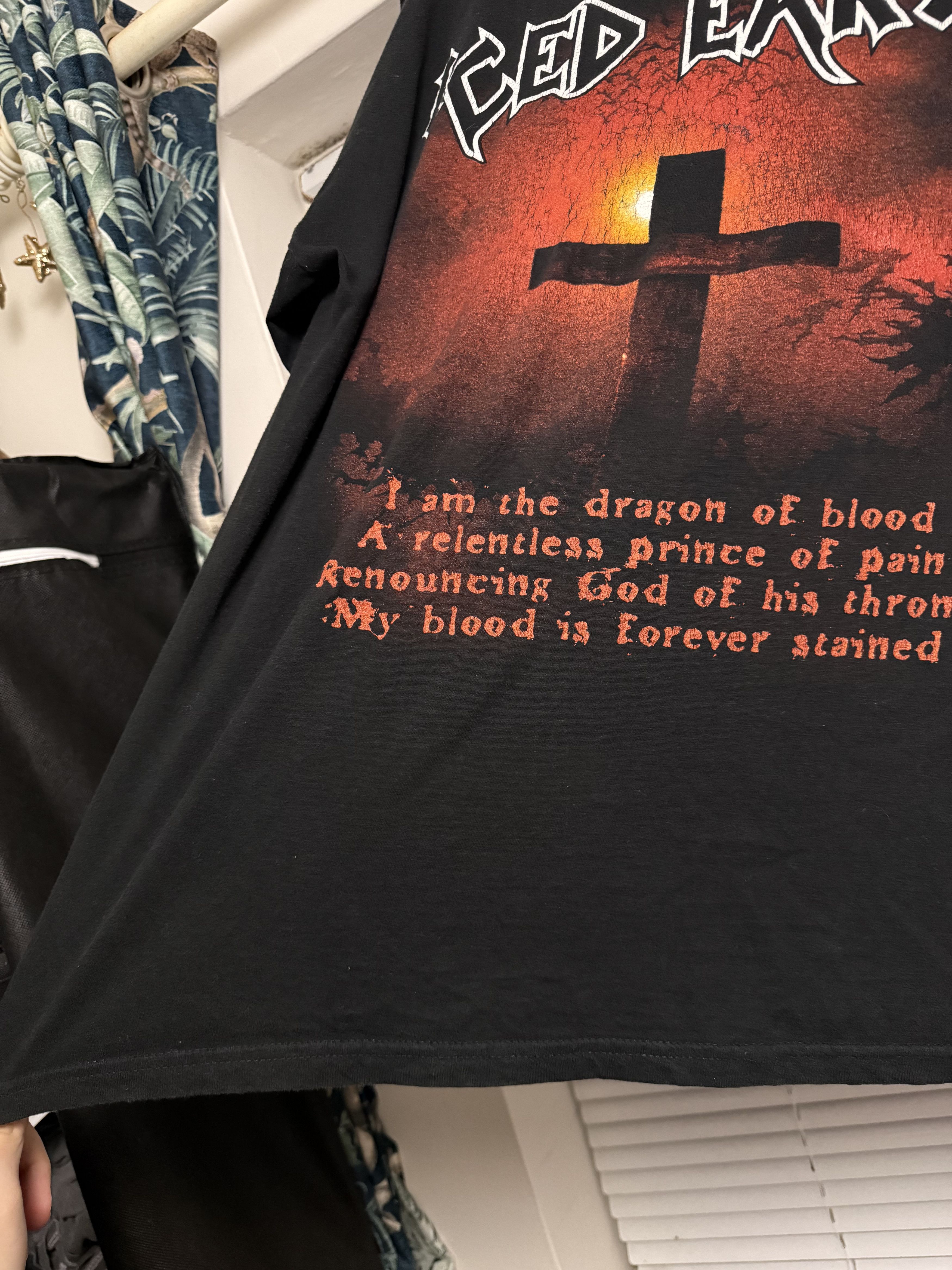 Band Tees Vintage 2001 Iced Earth Dracula Rock Band T-shirt Size US XL / EU 56 / 4 - 15 Thumbnail