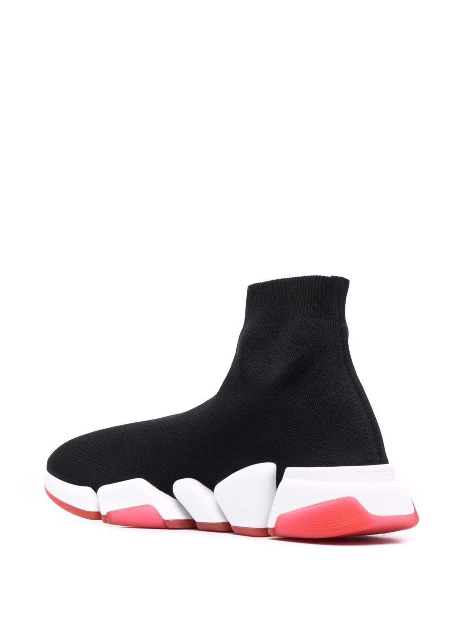 Balenciaga o1bcso1str1024 Speed 2.0 Recycled Knit Sneakers Transparent Size US 7 / IT 37 - 3 Thumbnail