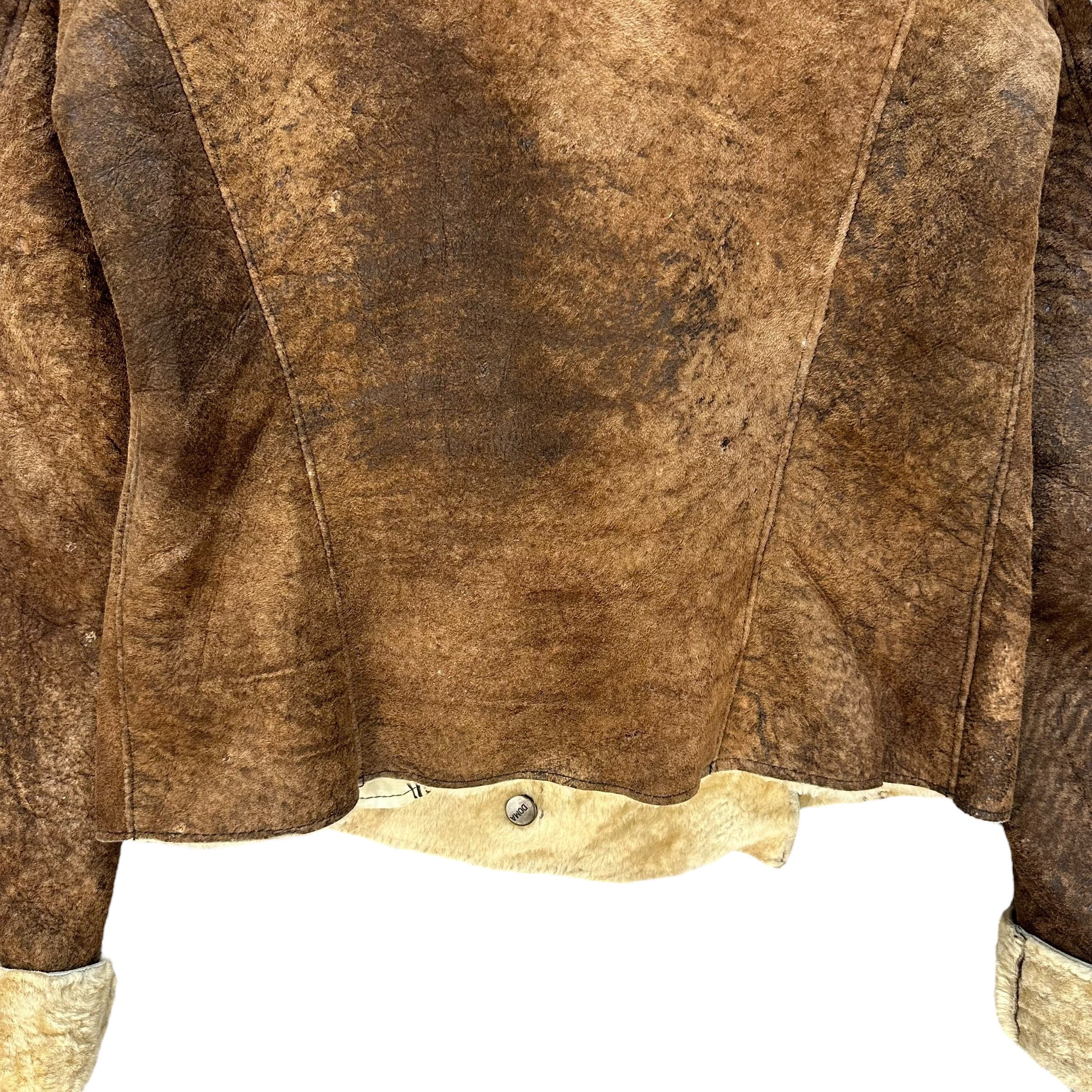 Genuine Leather DOMA LEATHER Jacket Women's Shearling Jacket #1511-A62 Size S / US 4 / IT 40 - 19 Thumbnail